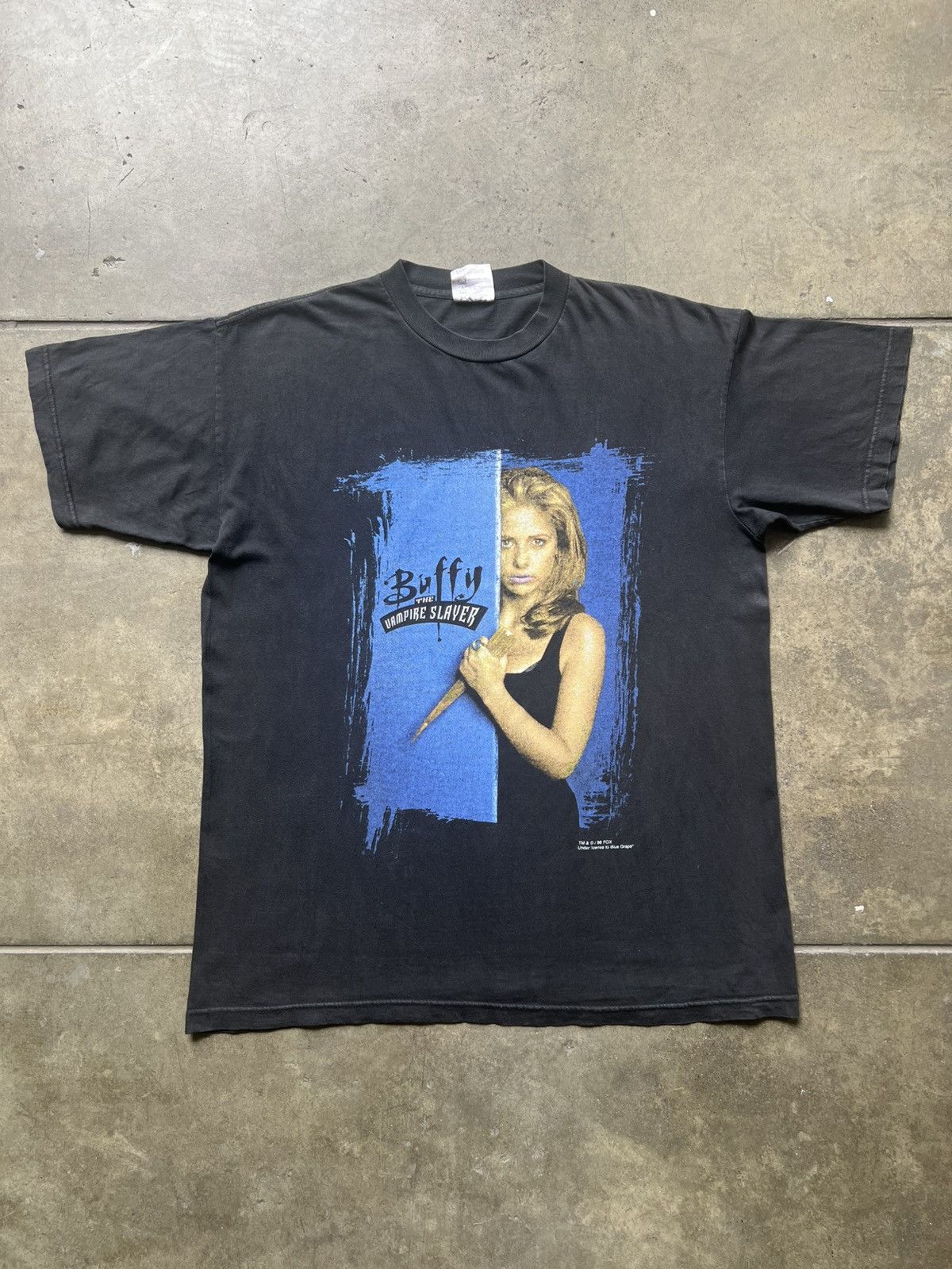 Vintage VTG 1998 Buffy The Vampire Slayer TV Show Series Tee Shirt Size US L / EU 52-54 / 3 - 1 Thumbnail