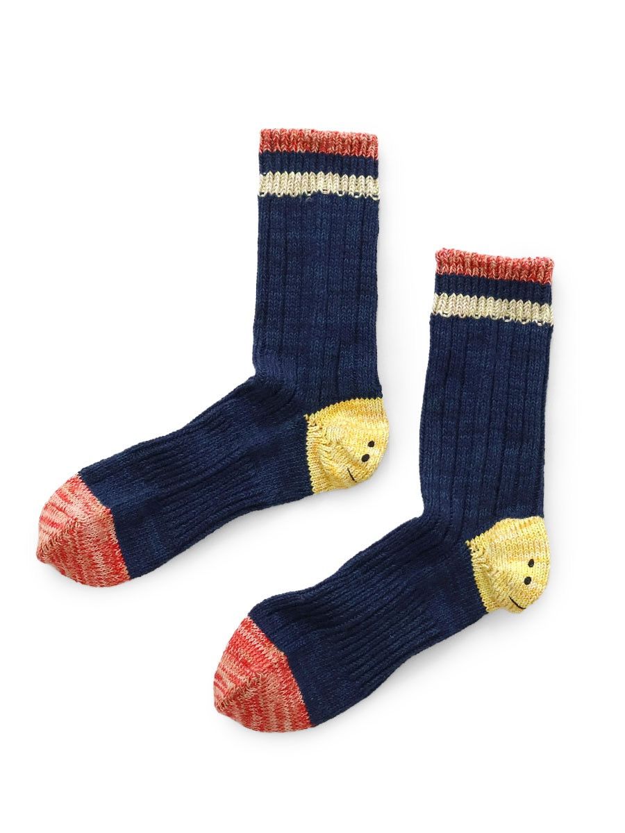 Kapital Kapital IVY RAINBOWY HAPPY HEEL SOCKS size L Size ONE SIZE - 2 Thumbnail