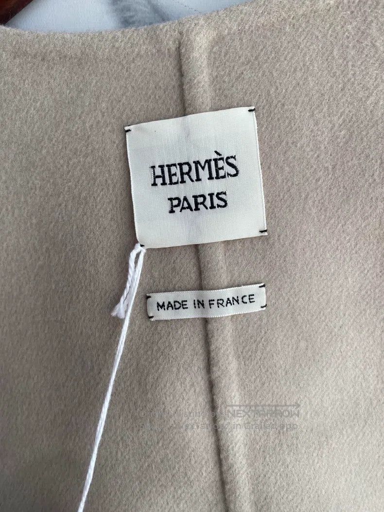 Hermes Hermes Beige Short Cashmere Top Size XXS / US 00 / IT 34 - 6 Thumbnail