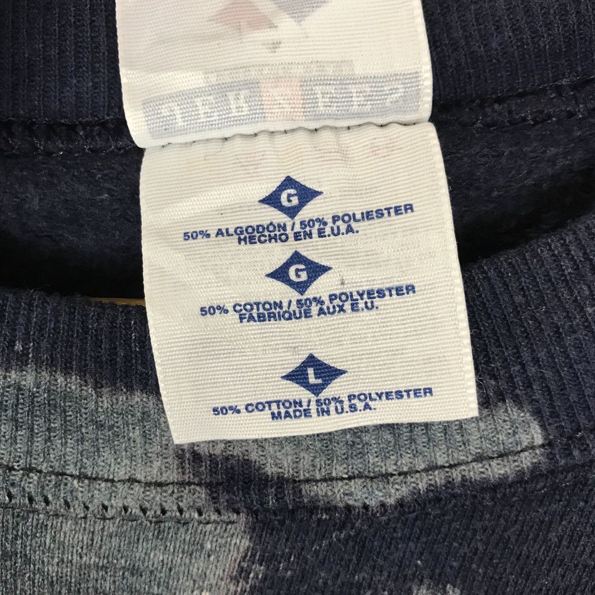Jerzees Vintage Jerzees Acid Wash Pullover Jumper Sweatshirt Size US L / EU 52-54 / 3 - 5 Thumbnail