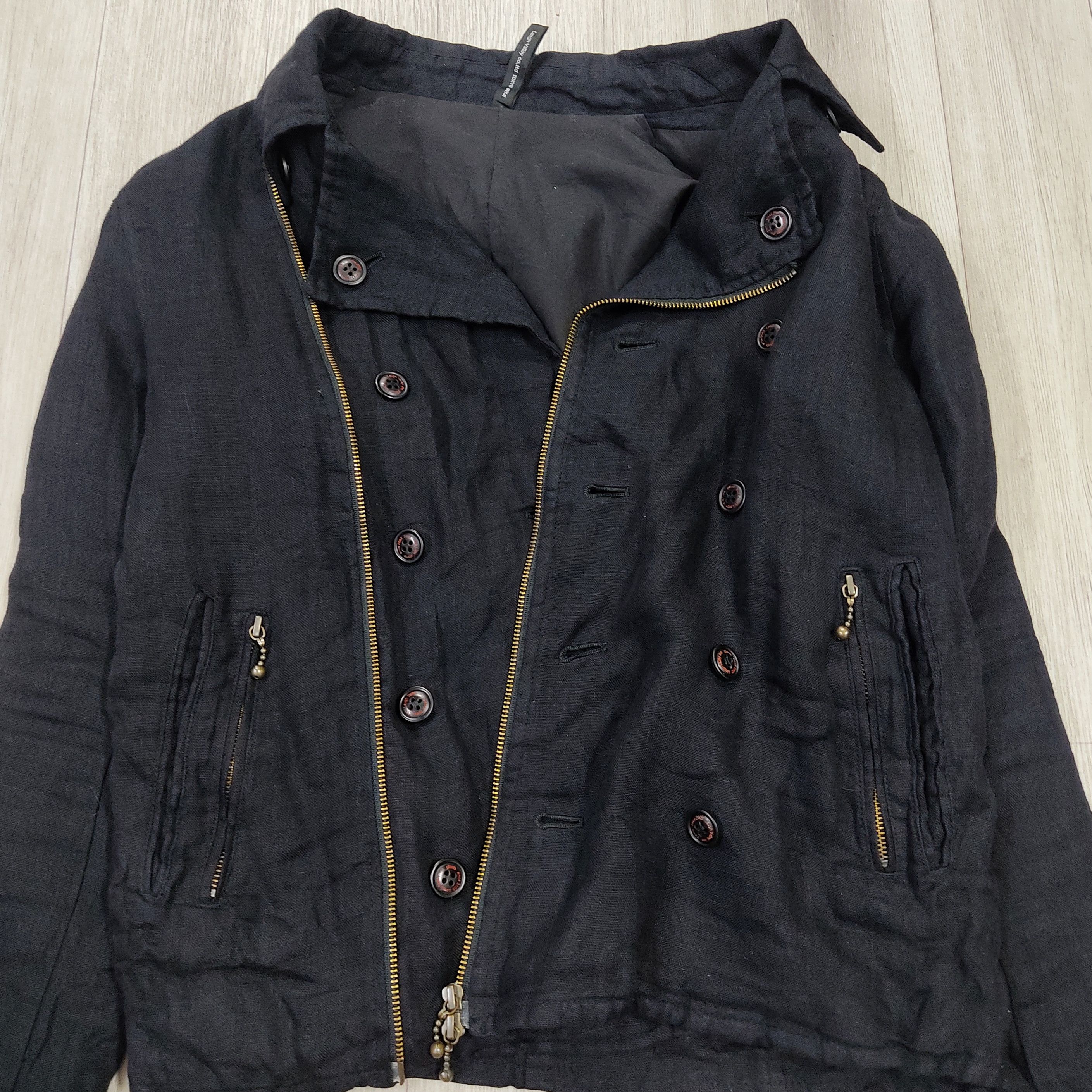 If Six Was Nine Glamb I6W9 Inspired Hemp Cotton Double Breasted Jacket Size US S / EU 44-46 / 1 - 6 Thumbnail