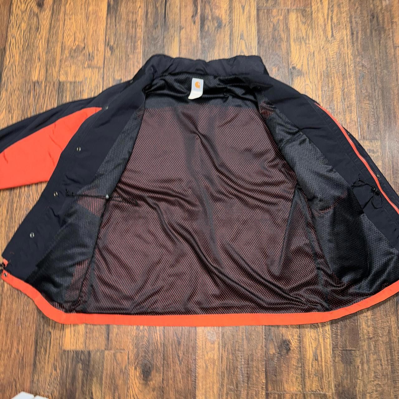 Carhartt Carhartt Men's Utility Jacket Orange Black Vintage Nylon Size US XL / EU 56 / 4 - 3 Thumbnail