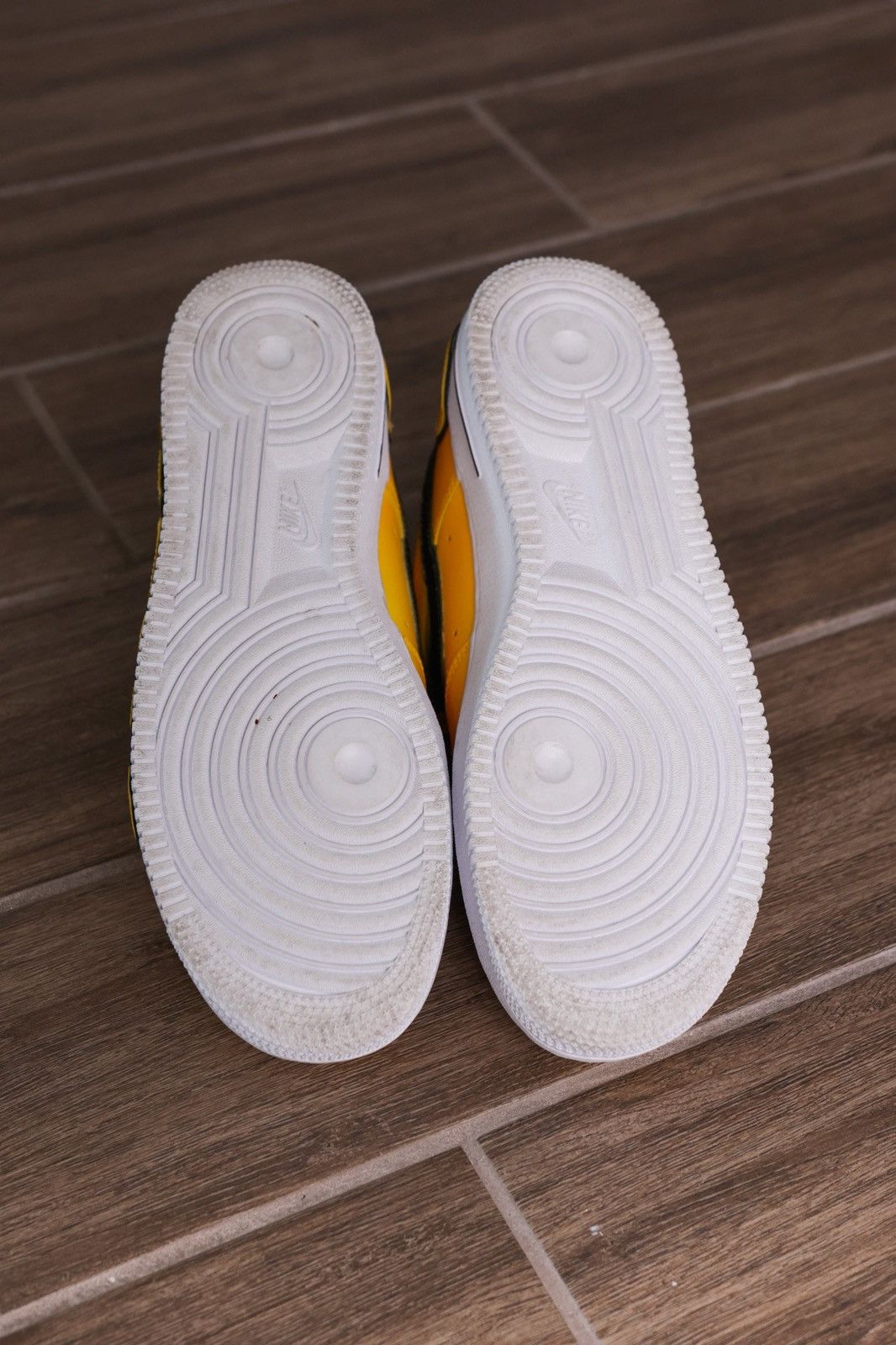 Drew House × Nike Drew House Nike Air Force One - Yellow Size US 9.5 / EU 42-43 - 5 Thumbnail