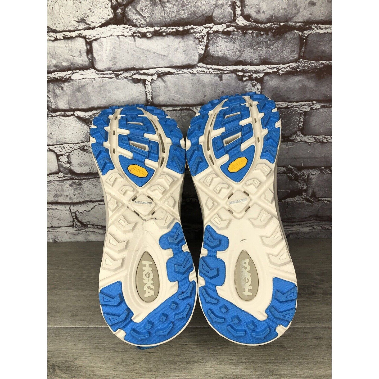 Hoka Hoka One Mafate Speed 2 Eggnog Gray Mesh Neon Yellow Running Size US 14 / EU 47 - 7 Thumbnail