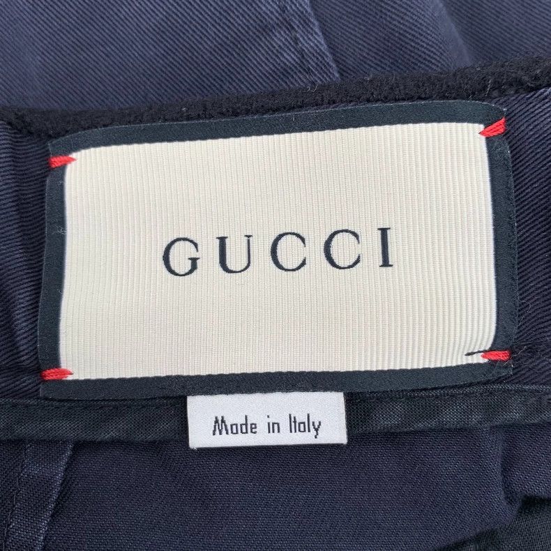 Gucci Gucci Dark blue side stripe cotton casual trousers 2502-Nex Size US 30 / EU 46 - 6 Thumbnail