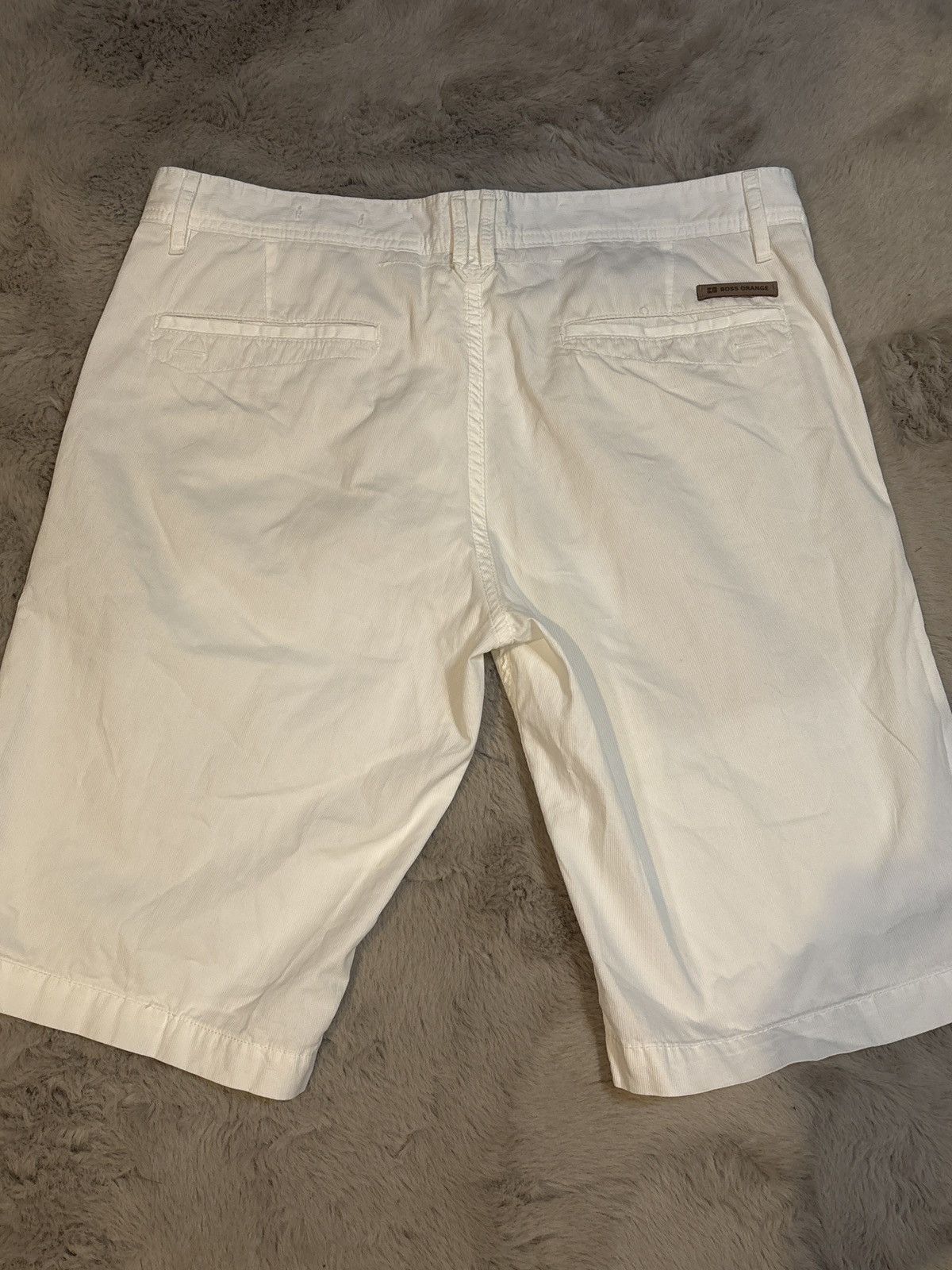 Other Boss Orange Regular Fit White Shorts Men’s Size Size US 36 / EU 52 - 4 Thumbnail