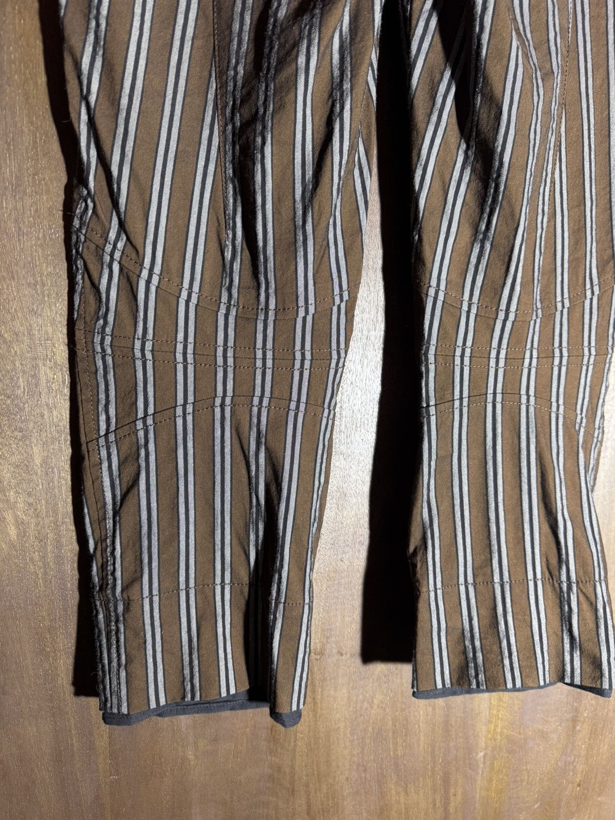 Haider Ackermann haider ackermann jacquard stripped leather biker pants XS Size US 28 / EU 44 - 11 Thumbnail