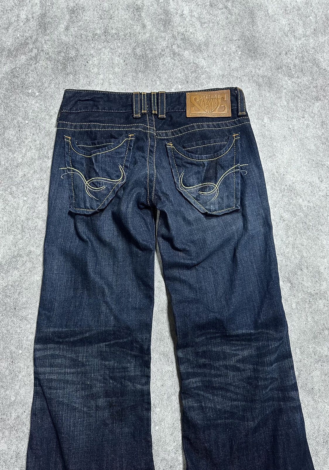 Japanese Brand Something By Edwin Flared Jeans Size US 28 / EU 44 - 5 Thumbnail
