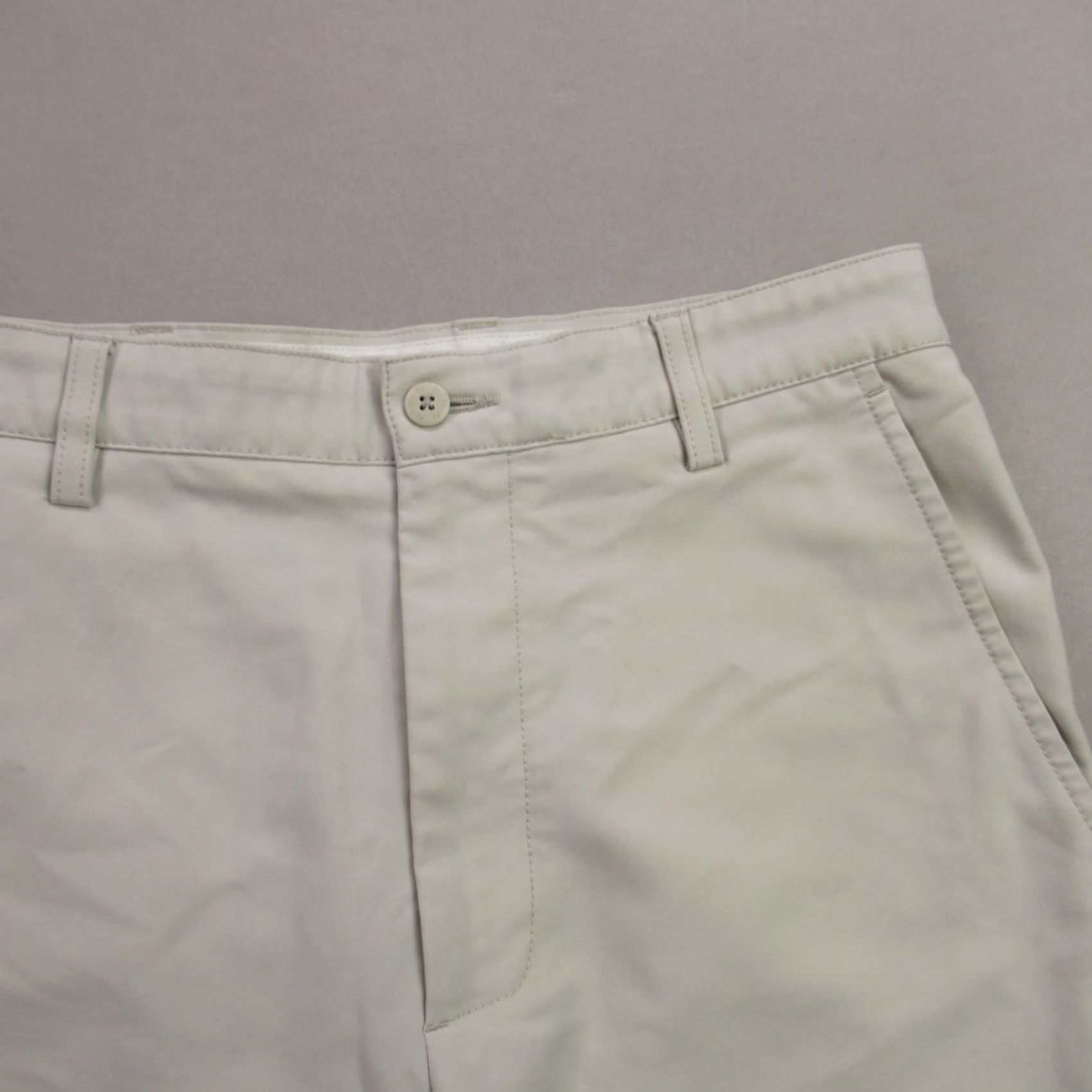 Footjoy Footjoy Shorts Mens 32 Ivory Chino Button Outdoors Lightweight Pockets Size US 32 / EU 48 - 2 Thumbnail