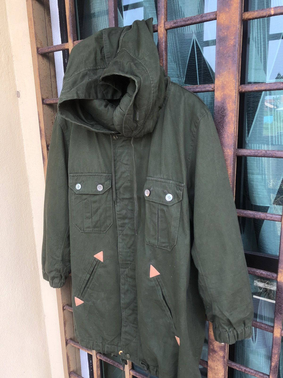 mercibeaucoup Mercibeaucoup Green Parka Jacket With Hodie Size XS / US 0-2 / IT 36-38 - 3 Thumbnail
