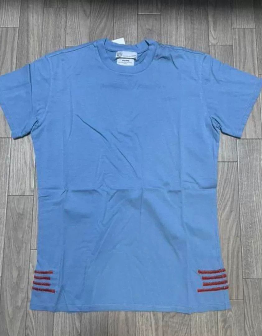 Visvim visvim blue tee with red details Size US S / EU 44-46 / 1 - 1 Thumbnail