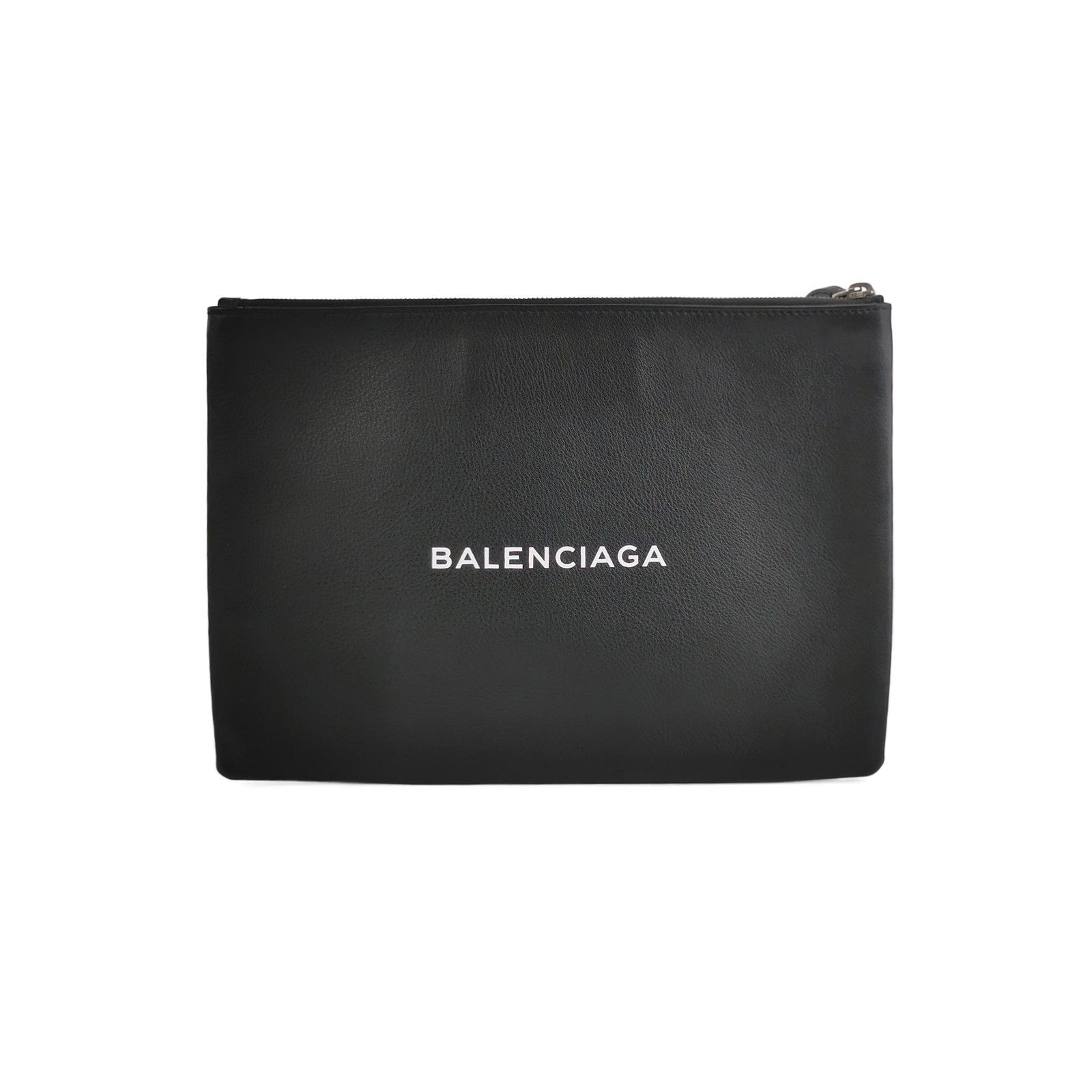 Balenciaga Balenciaga Everyday Leather Logo Clutch Size ONE SIZE - 1 Thumbnail