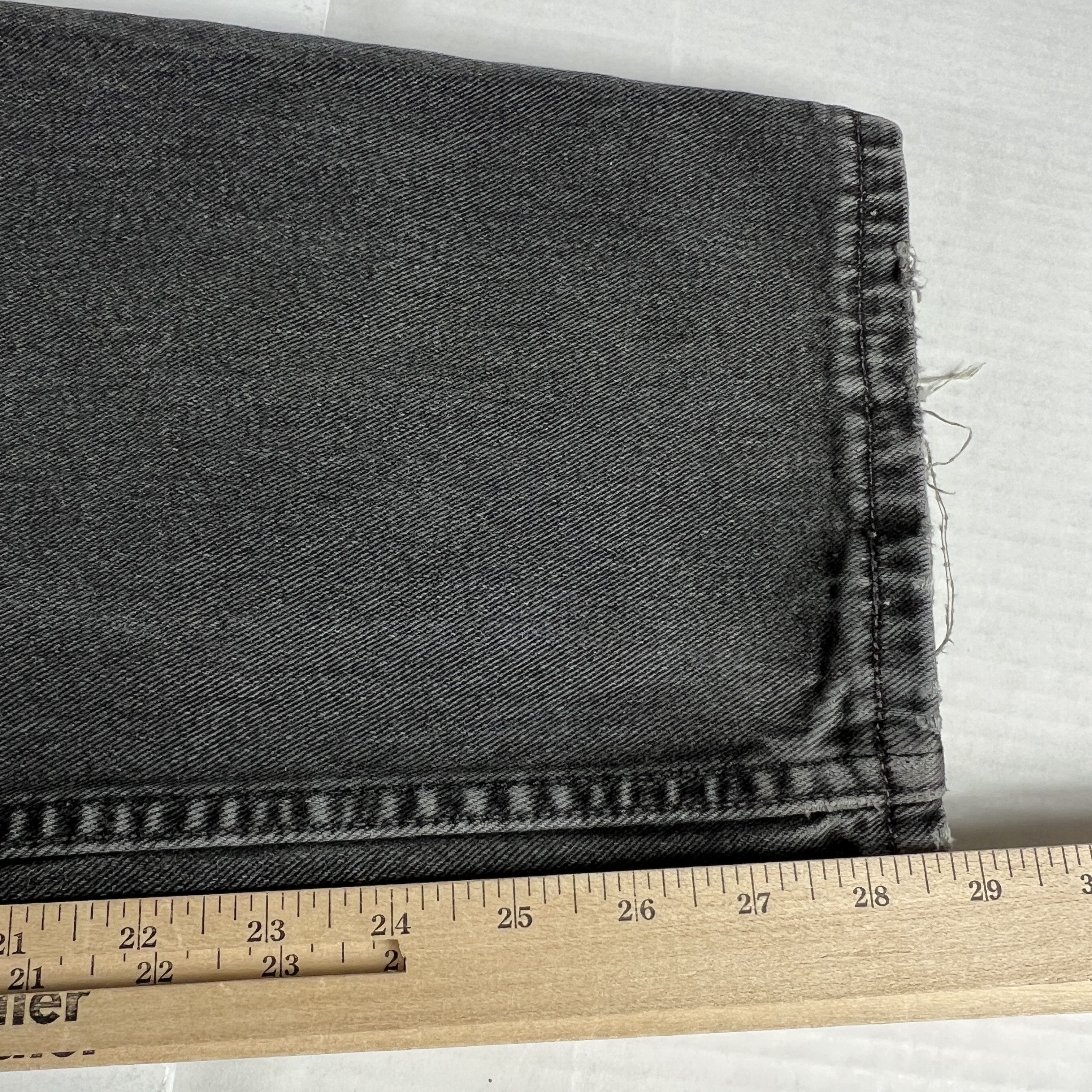 Levi's Y2K Levi's Jeans 550 Relaxed Black Faded Cotton Denim USA Size US 34 / EU 50 - 19 Thumbnail