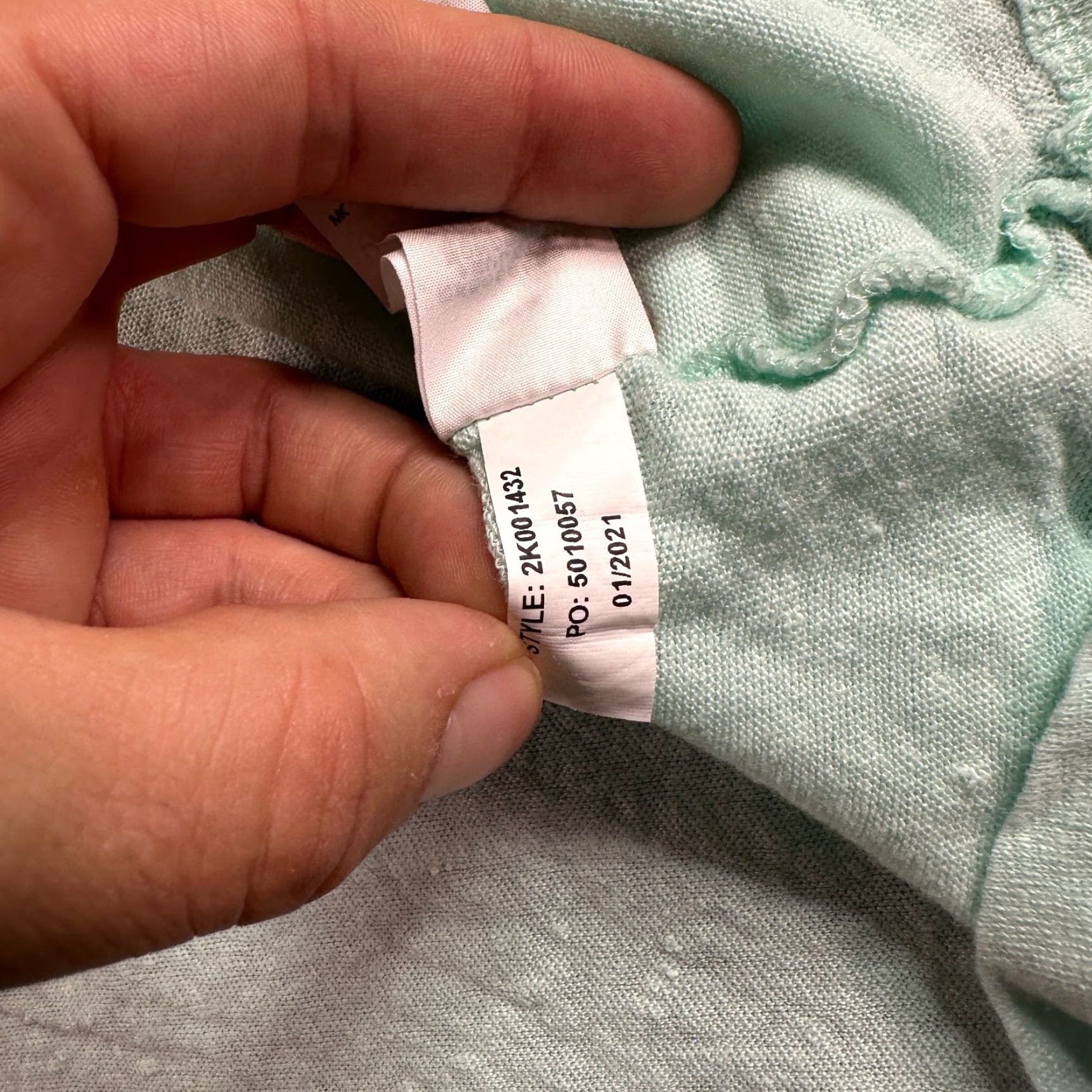 Vineyard Vines VINEYARD VINES Shirt Womens XL Green Linen V Neck Short Sleeve T-Shirt Casual Preppy Logo 90s Mens Womens Size XL / US 12-14 / IT 48-50 - 7 Thumbnail