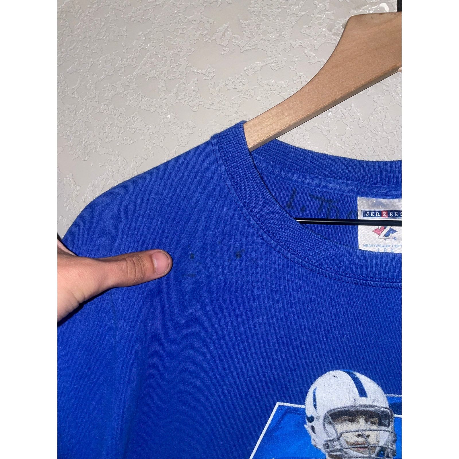 Jerzees Vintage Peyton Manning Shirt Indianapolis Colts Tee 2000s L Size US L / EU 52-54 / 3 - 5 Thumbnail
