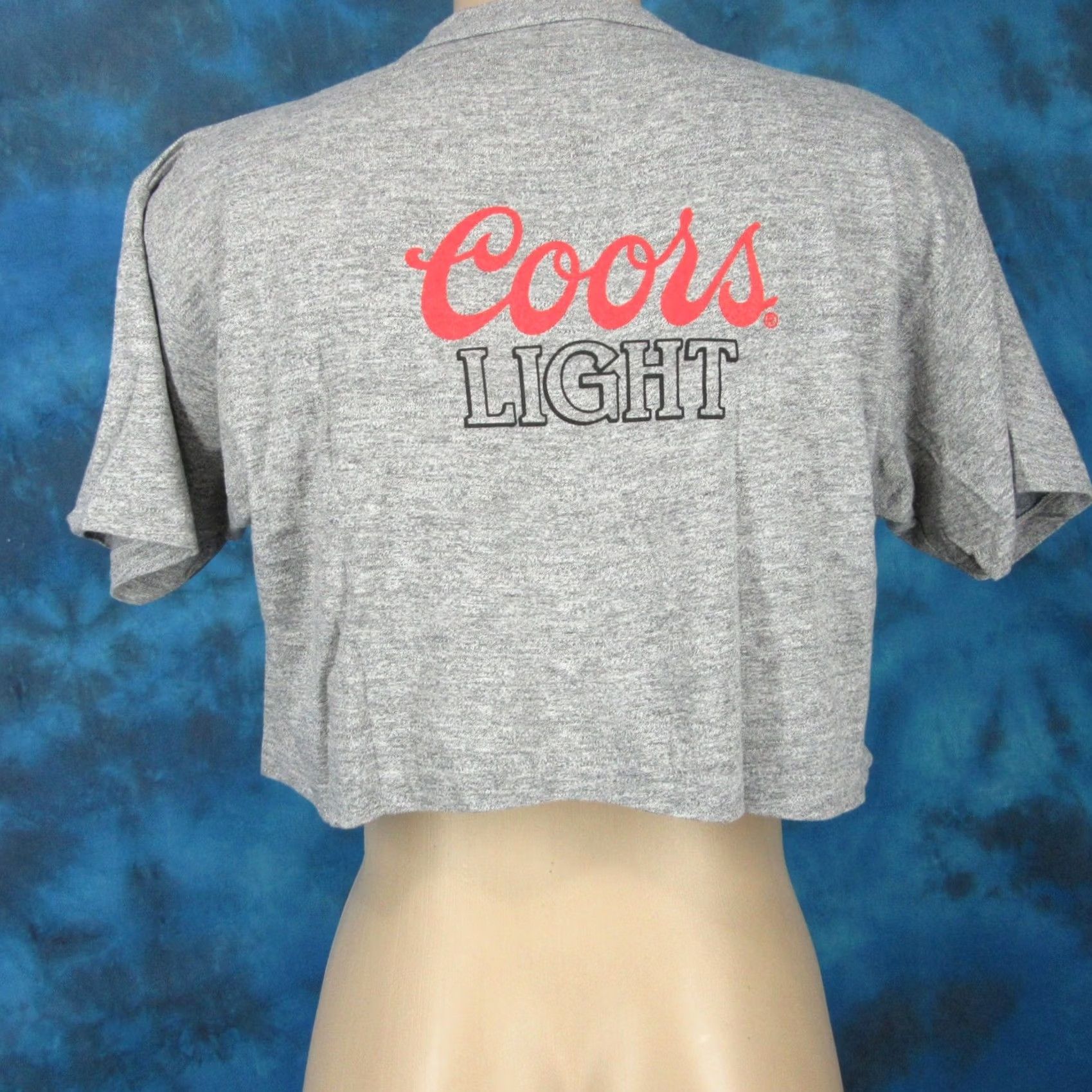 Vintage VINTAGE Coors Silver Bullet T-Shirt Men L 80s 90s Gray Short Sleeve Crew Neck Deadstock Unwashed Slim Paper Thin Sportswear Size US L / EU 52-54 / 3 - 4 Thumbnail