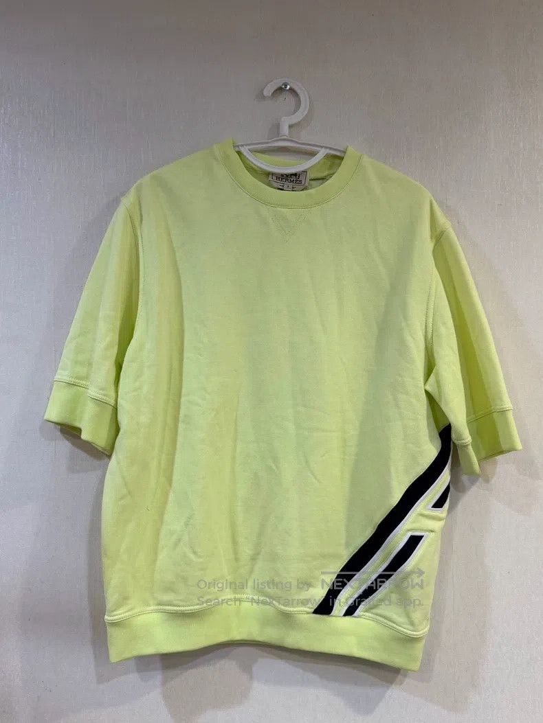 Hermes Hermes Light Green Spring/Summer Short Sleeve Size S / US 4 / IT 40 - 1 Thumbnail