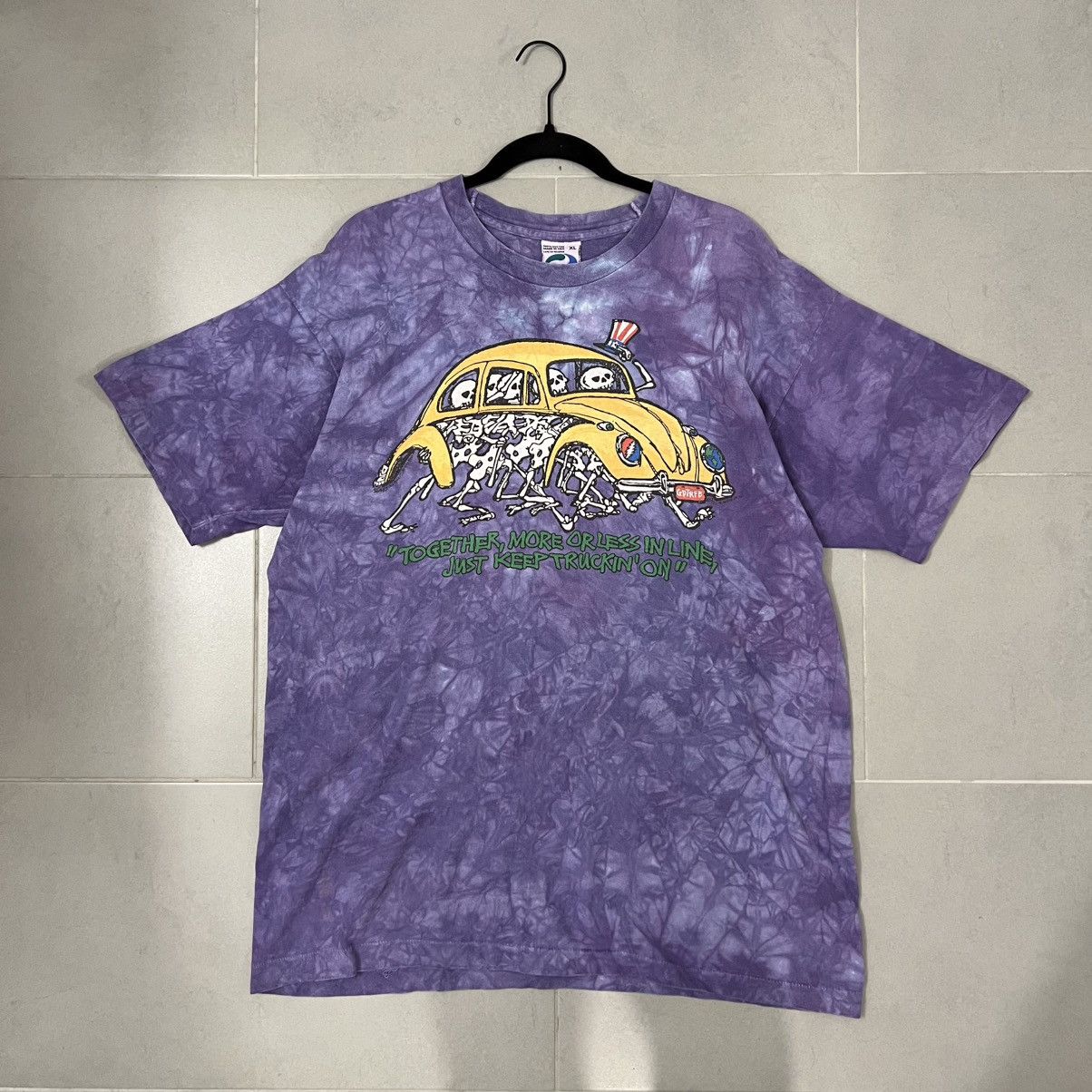 Grateful Dead Vintage 1994 Liquid Blue Grateful Dead T-Shirt Keep Truckin’ Size US XL / EU 56 / 4 - 1 Thumbnail