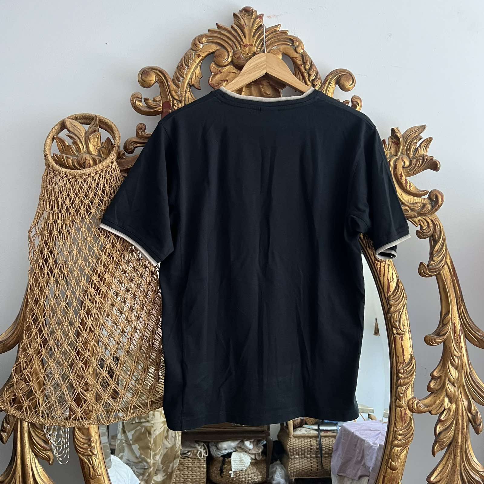 Nike × Vintage Vintage Nike Black T-Shirt Swoosh Sz M Size US M / EU 48-50 / 2 - 2 Thumbnail