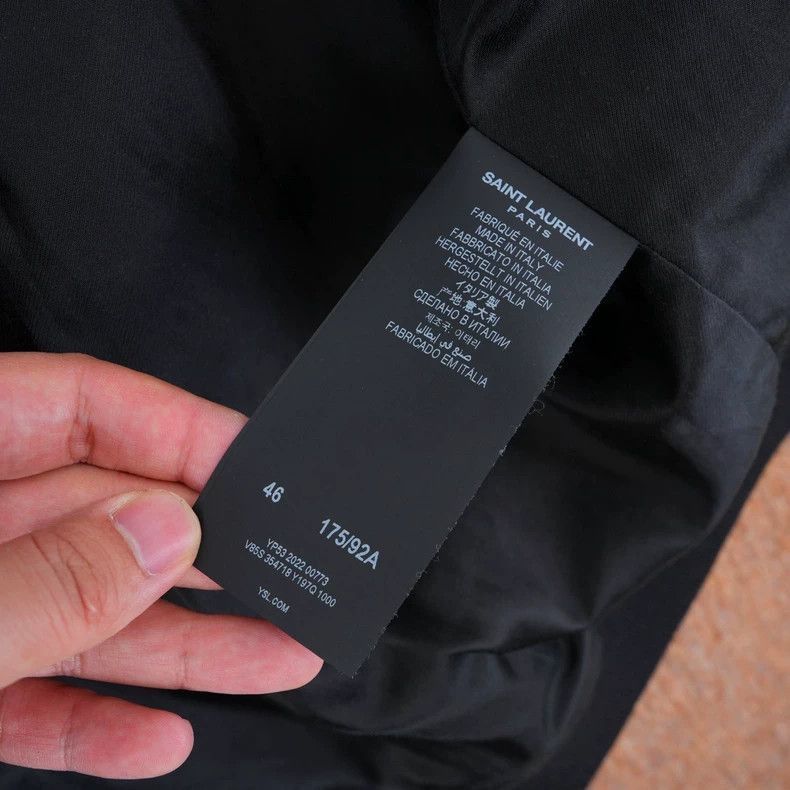 Saint Laurent Paris Saint Laurent Paris Saint Laurent Black Wool Baseball Jack Size US M / EU 48-50 / 2 - 5 Thumbnail