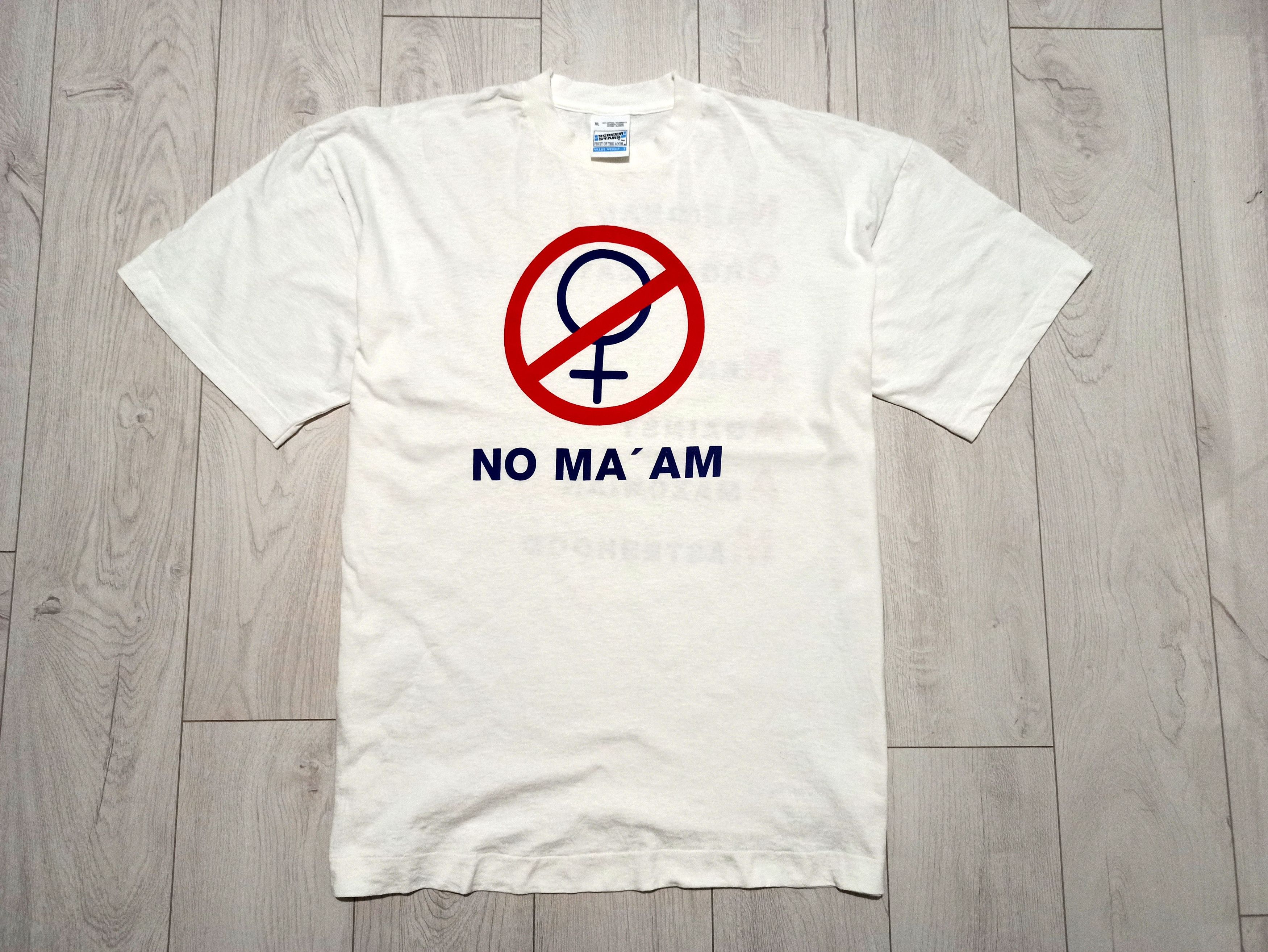 Fruit Of The Loom Vintage No Ma'am T-Shirt Married With Children Al Bundy Tee Size US XL / EU 56 / 4 - 1 Thumbnail