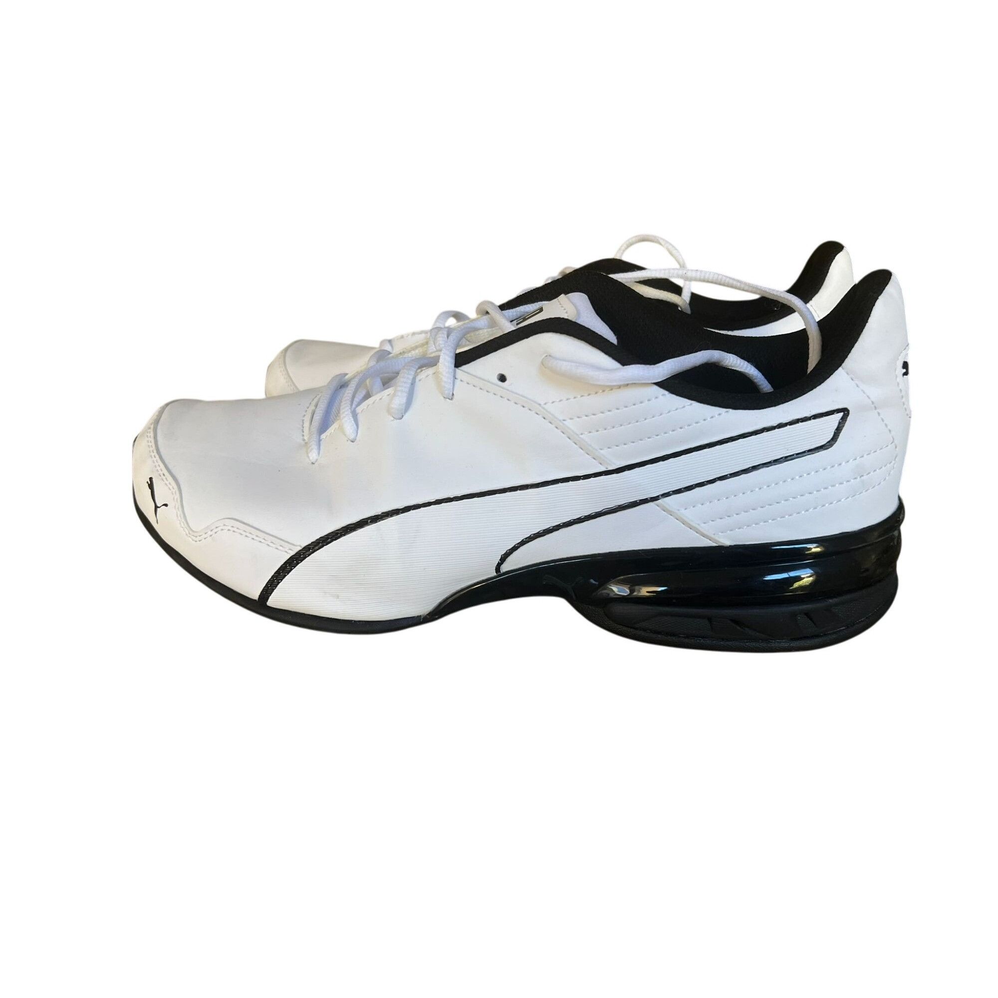 Puma Puma Mens White & Black Athletic Shoes With Cushioned Soles Size US 13 / EU 46 - 2 Thumbnail
