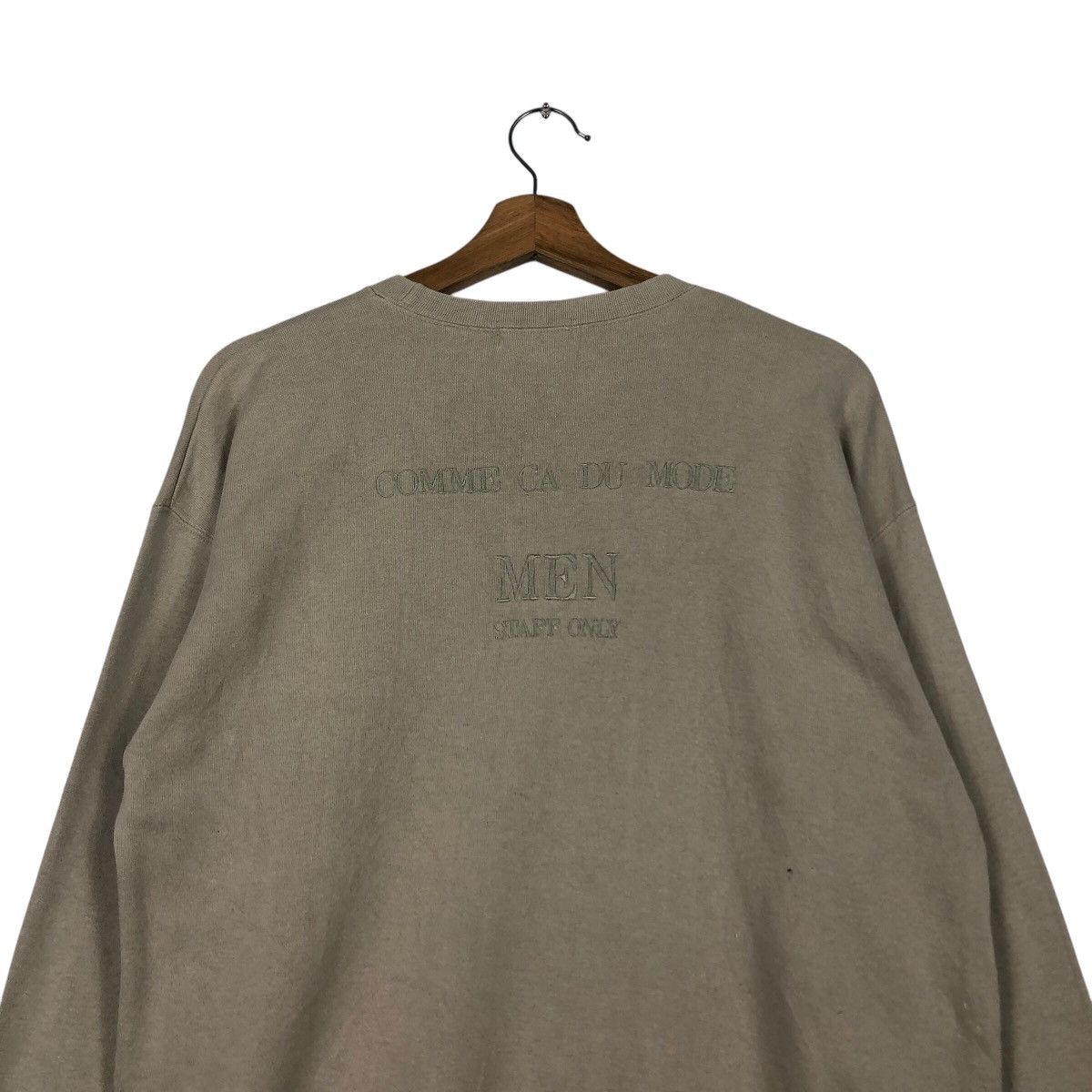 Japanese Brand × Vintage 📌Vtg Sweatshirt Comme Ca Du Mode Men Issey Miyake Size US M / EU 48-50 / 2 - 10 Thumbnail