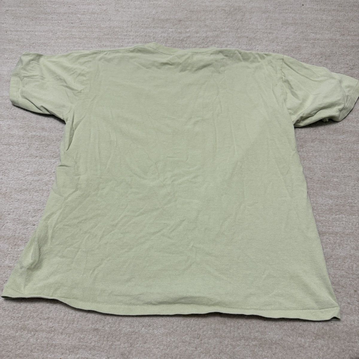 A Bathing Ape BAPE Pigment College T-Shirt Green Men's XL