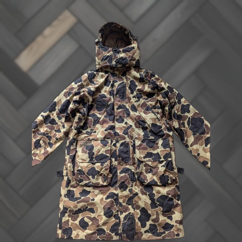 Vintage VINTAGE Columbia Fishtail Parka camouflage L Mens Regular Nylon Coat Woodland M51 military style HUNTING Size US L / EU 52-54 / 3 - 1 Thumbnail