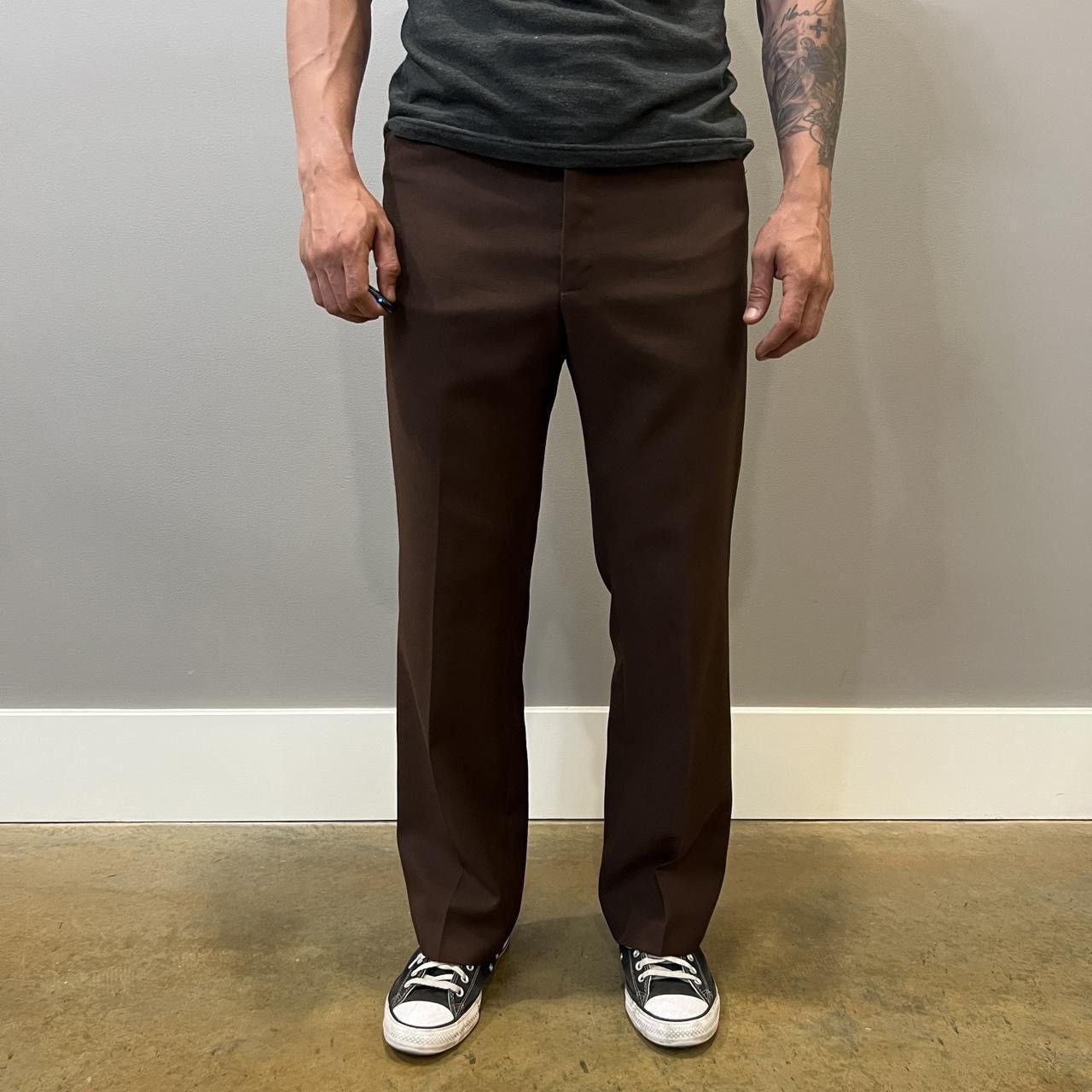 USA製【32×32】LEVI'S ACTION SLACKS ブラウン 80's LEVI'S ACTION SLACKS STA-PREST Slacks Brown W37 80年代