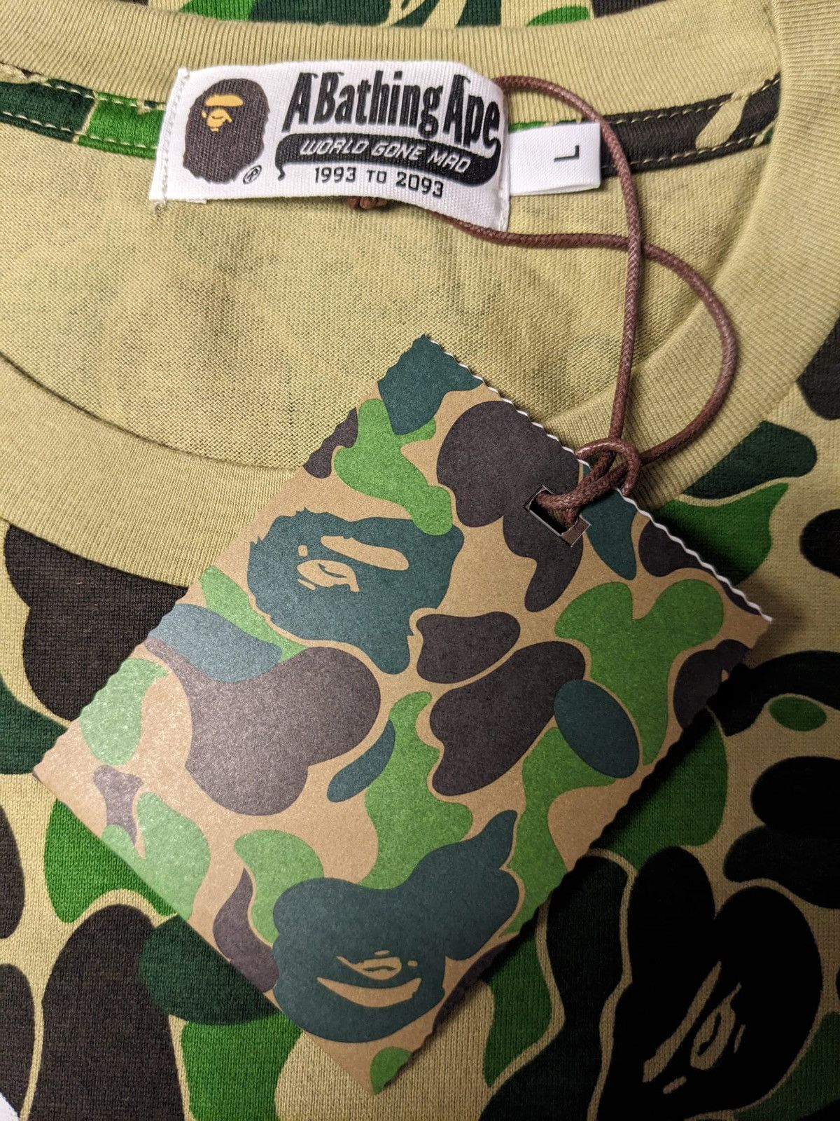 Bape BAPE Keith Haring Foundation ABC CAMO Tee L A Bathing Ape Size US L / EU 52-54 / 3 - 12 Thumbnail