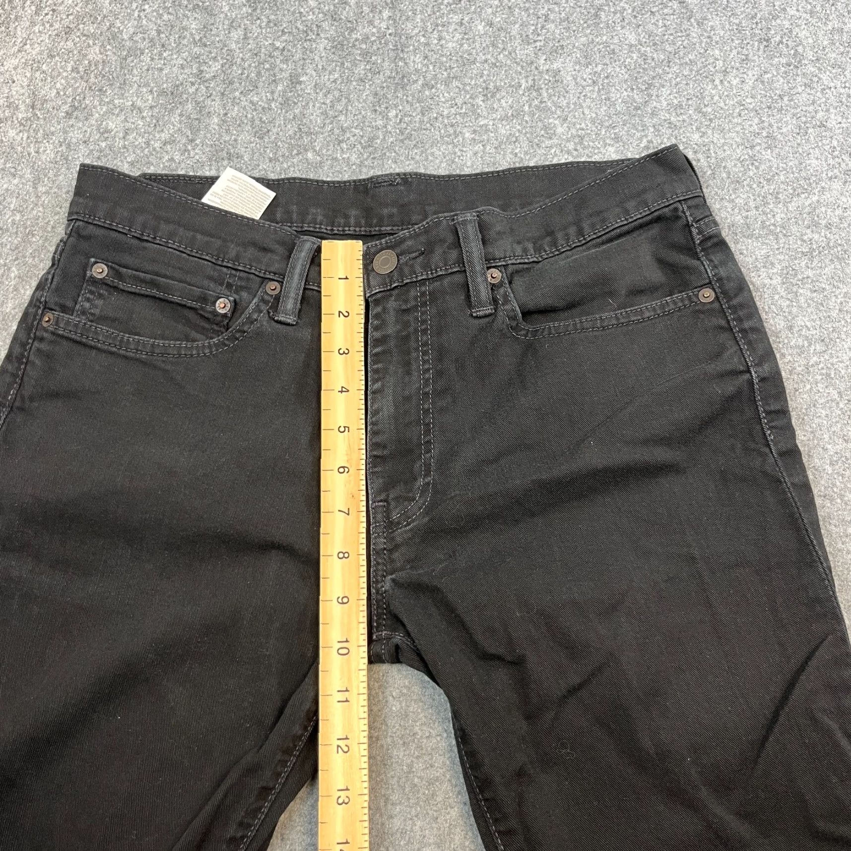 Levi's Levi's 511 Jeans Slim Tapered 32 32 Dark Wash Black Stretch Zip Fly - Levi's Denim Men Jeans 5-Pocket Modern Fit 32x32 Size US 32 / EU 48 - 5 Thumbnail