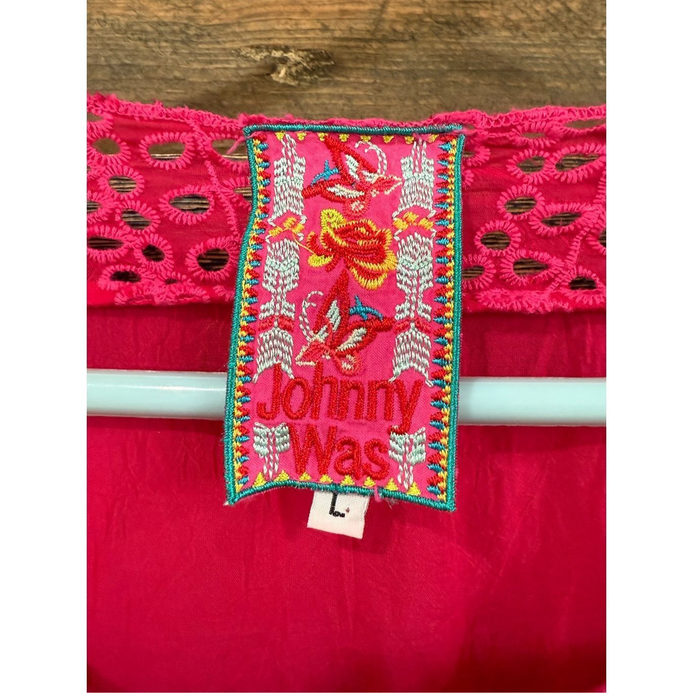 Johnny Was Johnny Was bright pink midi dress sz L Size L / US 10 / IT 46 - 3 Thumbnail