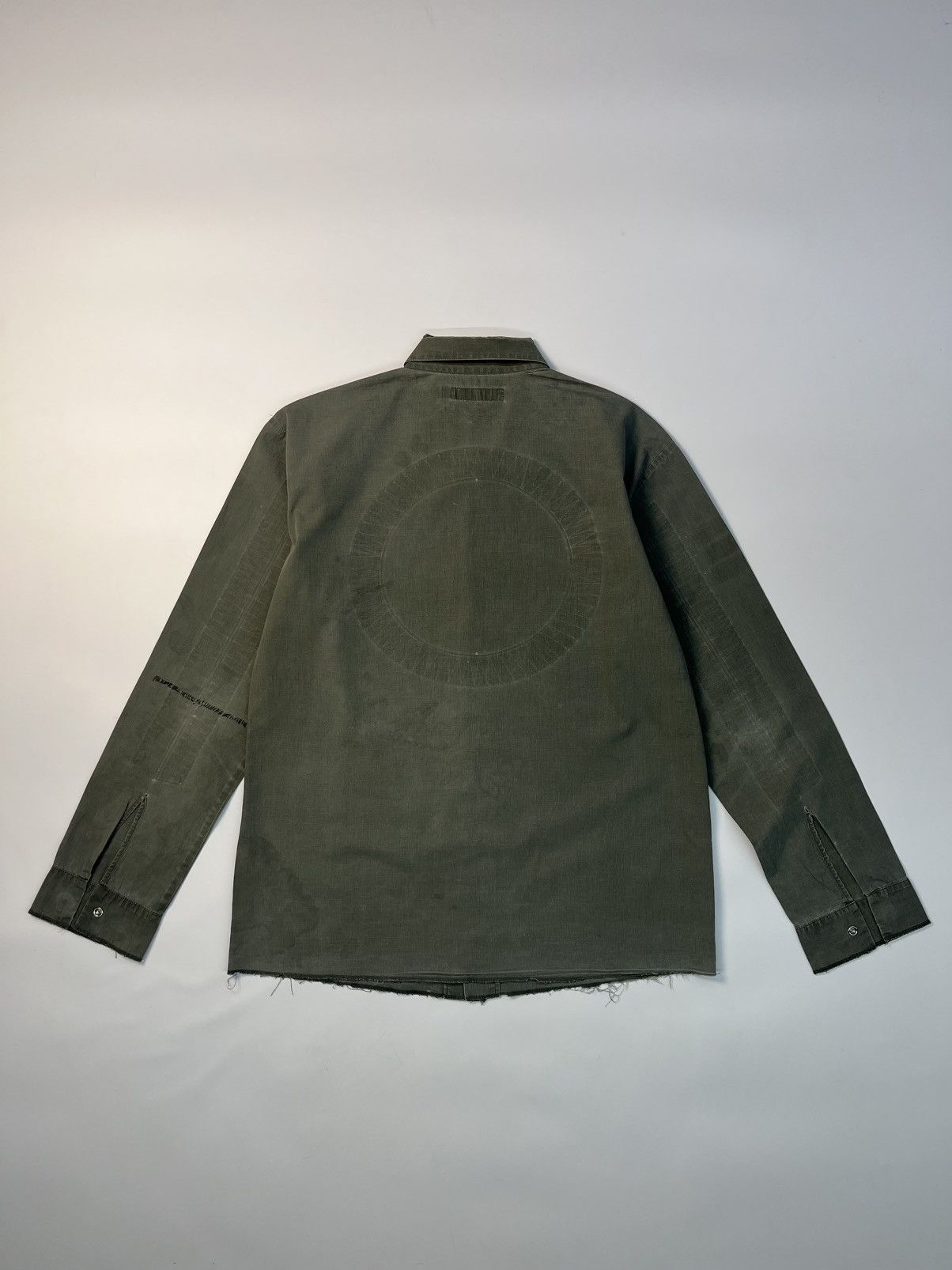 Undercover Undercover SS03 “SCAB” GIZ Motif Washed Shirt Size US M / EU 48-50 / 2 - 3 Thumbnail
