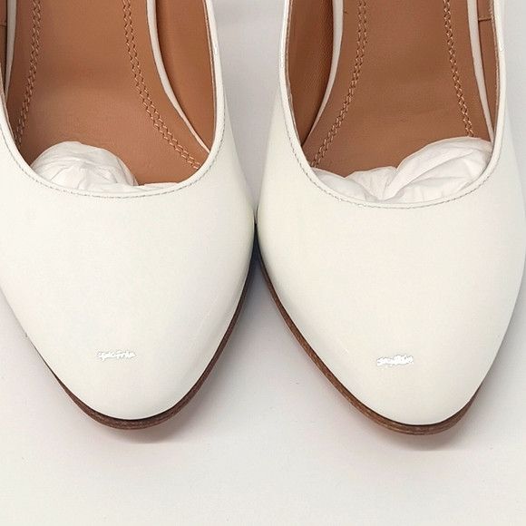 Maison Margiela Maison Margiela White Patent Leather Court Pumps -EU40 Size US 10 / IT 40 - 8 Thumbnail