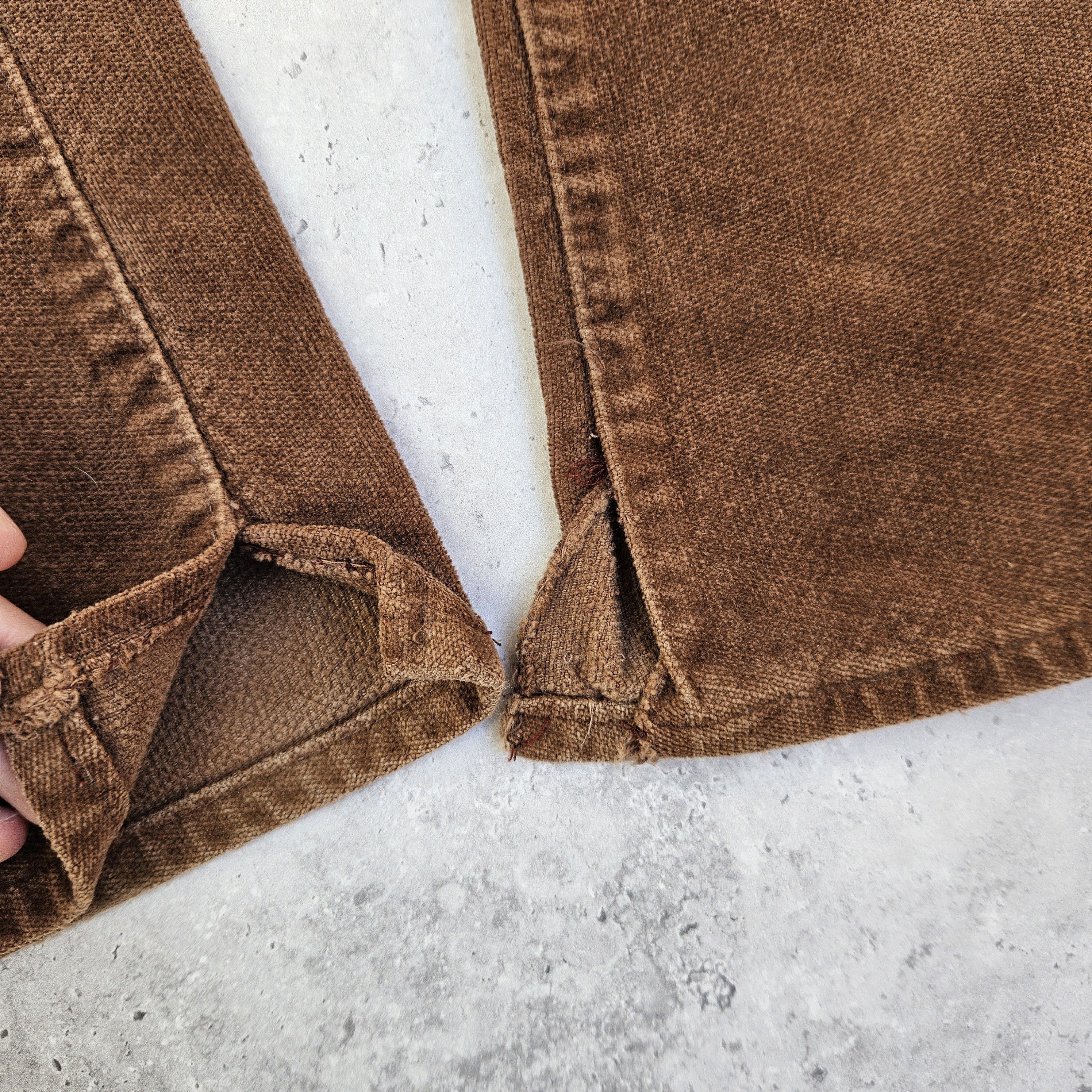 Levi's × Levi's Vintage Clothing × Vintage Vintage Levi's White Tab Brown Pants Size US 31 - 5 Thumbnail