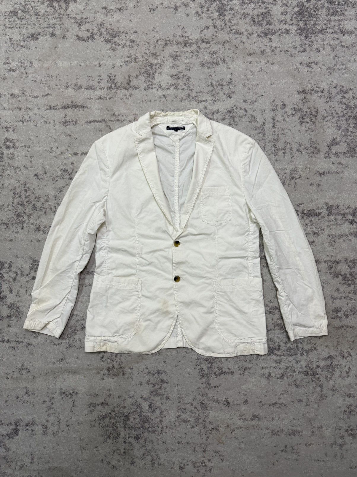 Tommy Hilfiger Tommy Hilfiger Open Colar Blazer Jacket Cotton Size US M / EU 48-50 / 2 - 3 Thumbnail