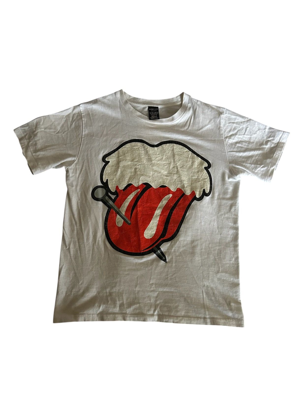 Number N Ine Rolling Stones Tee | Grailed