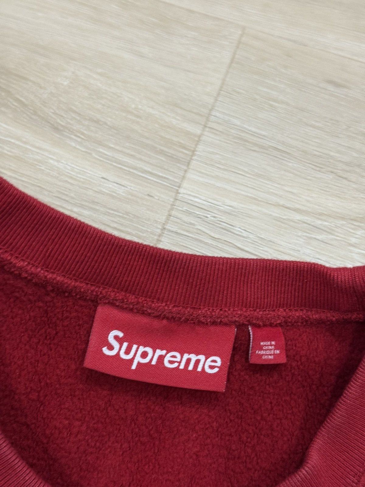 Supreme Supreme FW24 Washed Box Logo Crewneck Size US L / EU 52-54 / 3 - 5 Thumbnail