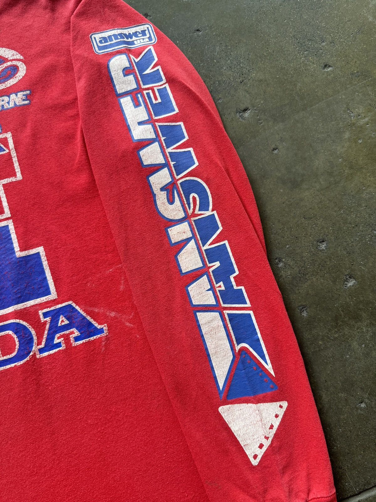 Vintage Vintage ‘80s Honda Answer Car Racing Tee Shirt Nascar F1 Size US M / EU 48-50 / 2 - 5 Thumbnail
