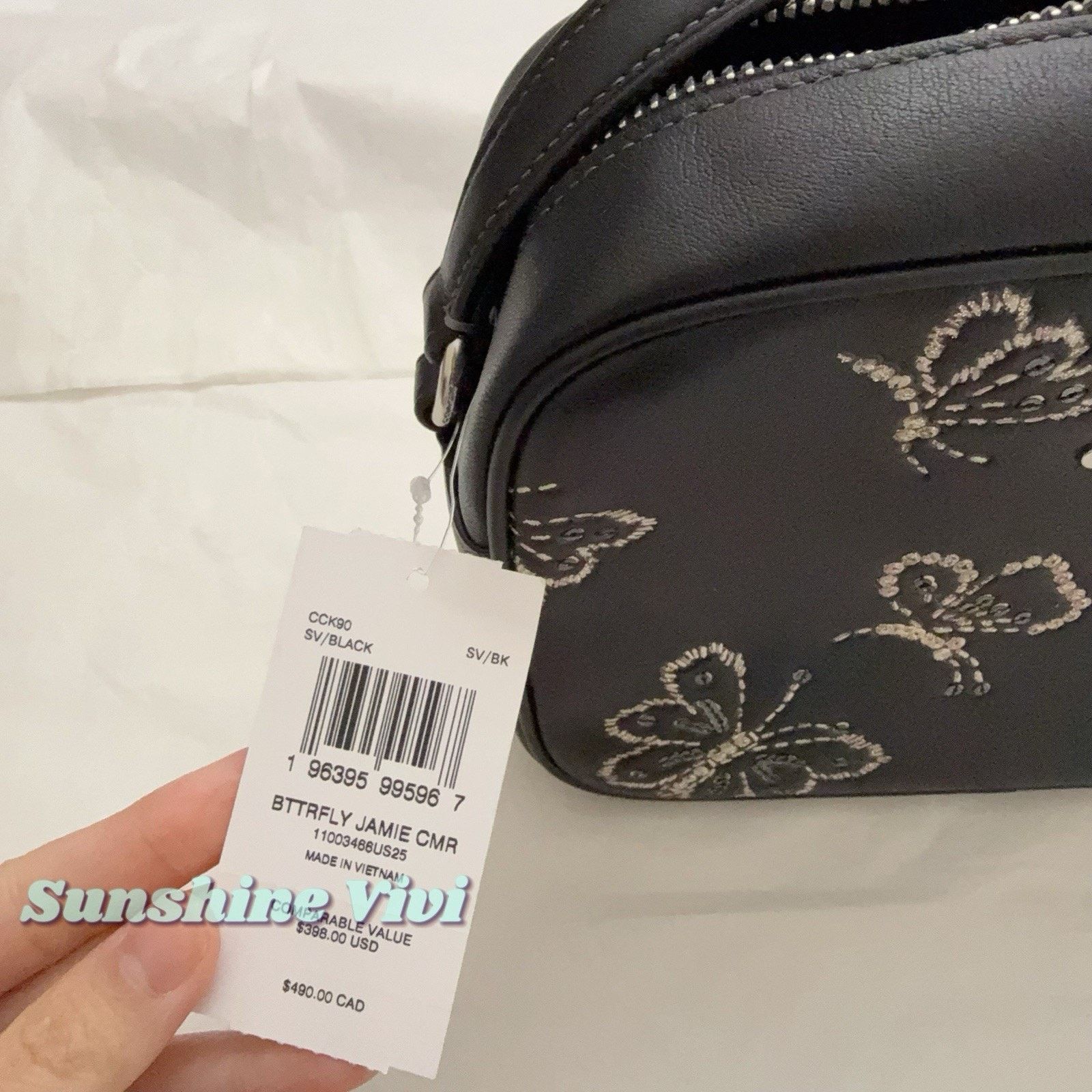Coach NWT COACH Jamie Camera Bag Crossbody Butterfly CCK90 Size ONE SIZE - 6 Thumbnail