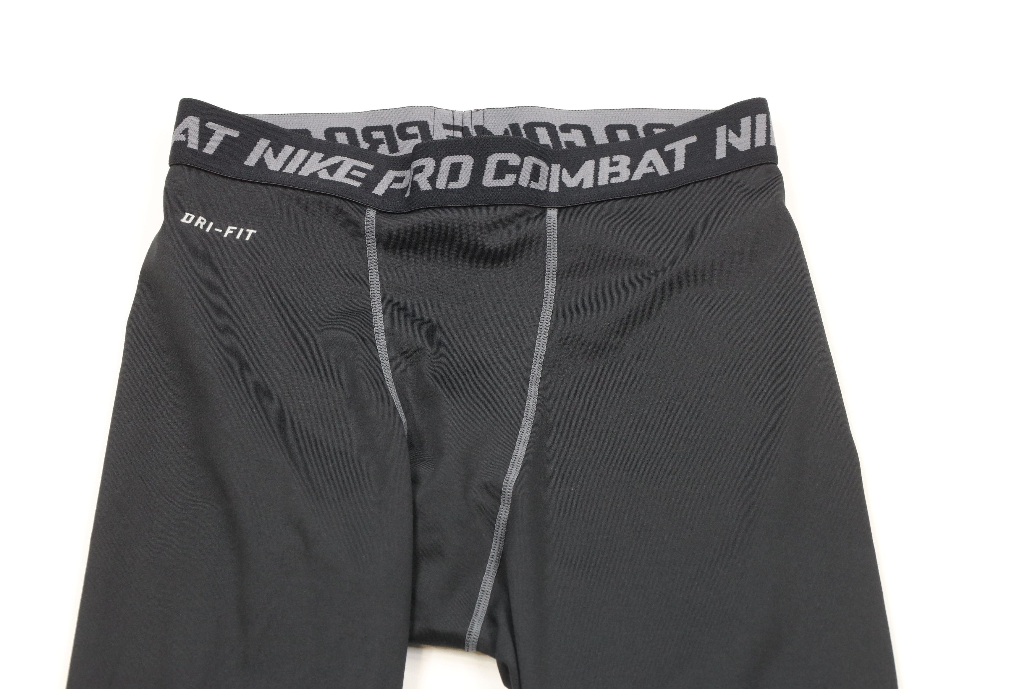 Nike × Vintage Nike Pro Combat Fit Training Gym Spandex Tights Pants Size US 36 / EU 52 - 2 Thumbnail