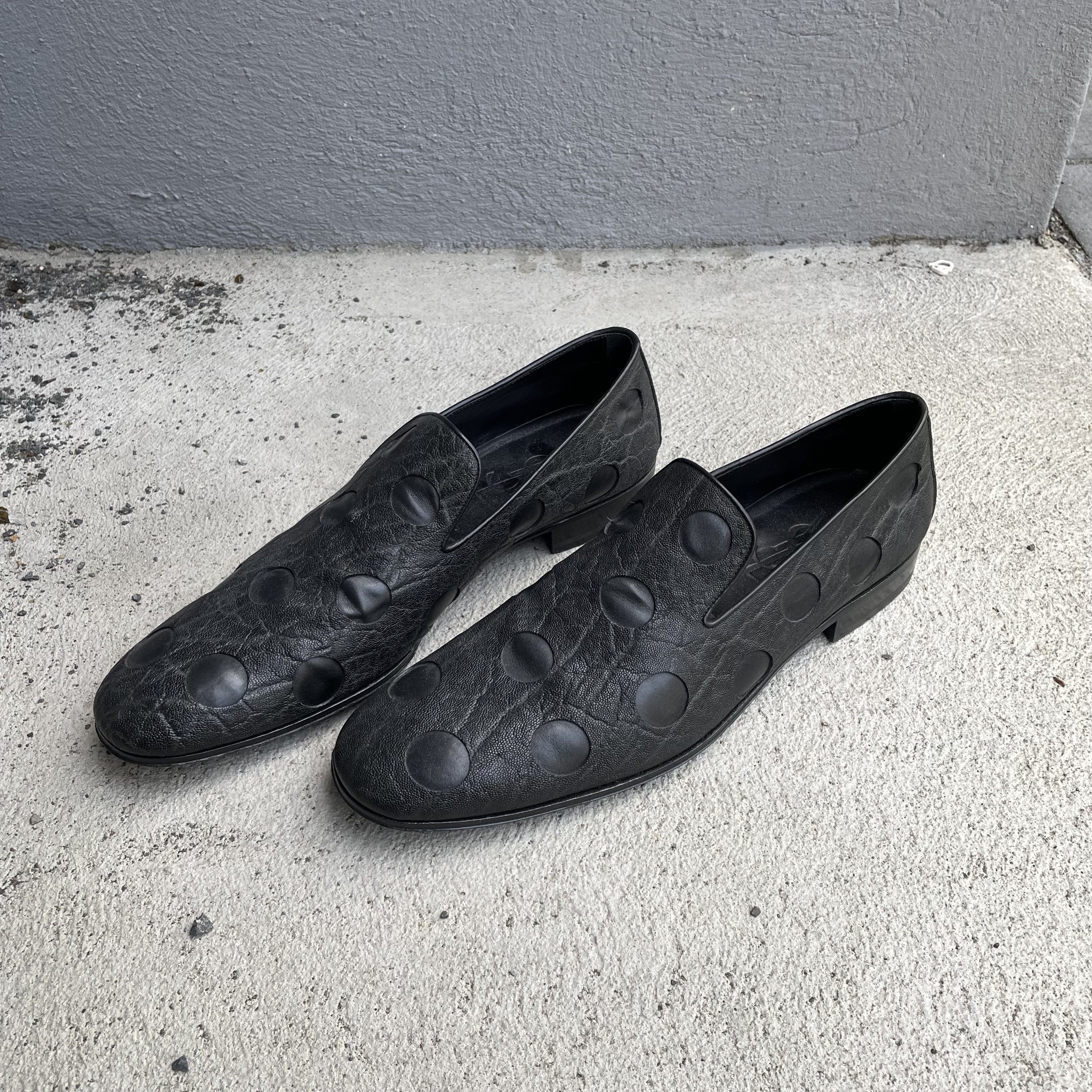 Yves Saint Laurent Yves Saint Laurent by Tom Ford Black Exotic Leather Loafers Size US 11 / EU 44 - 3 Thumbnail