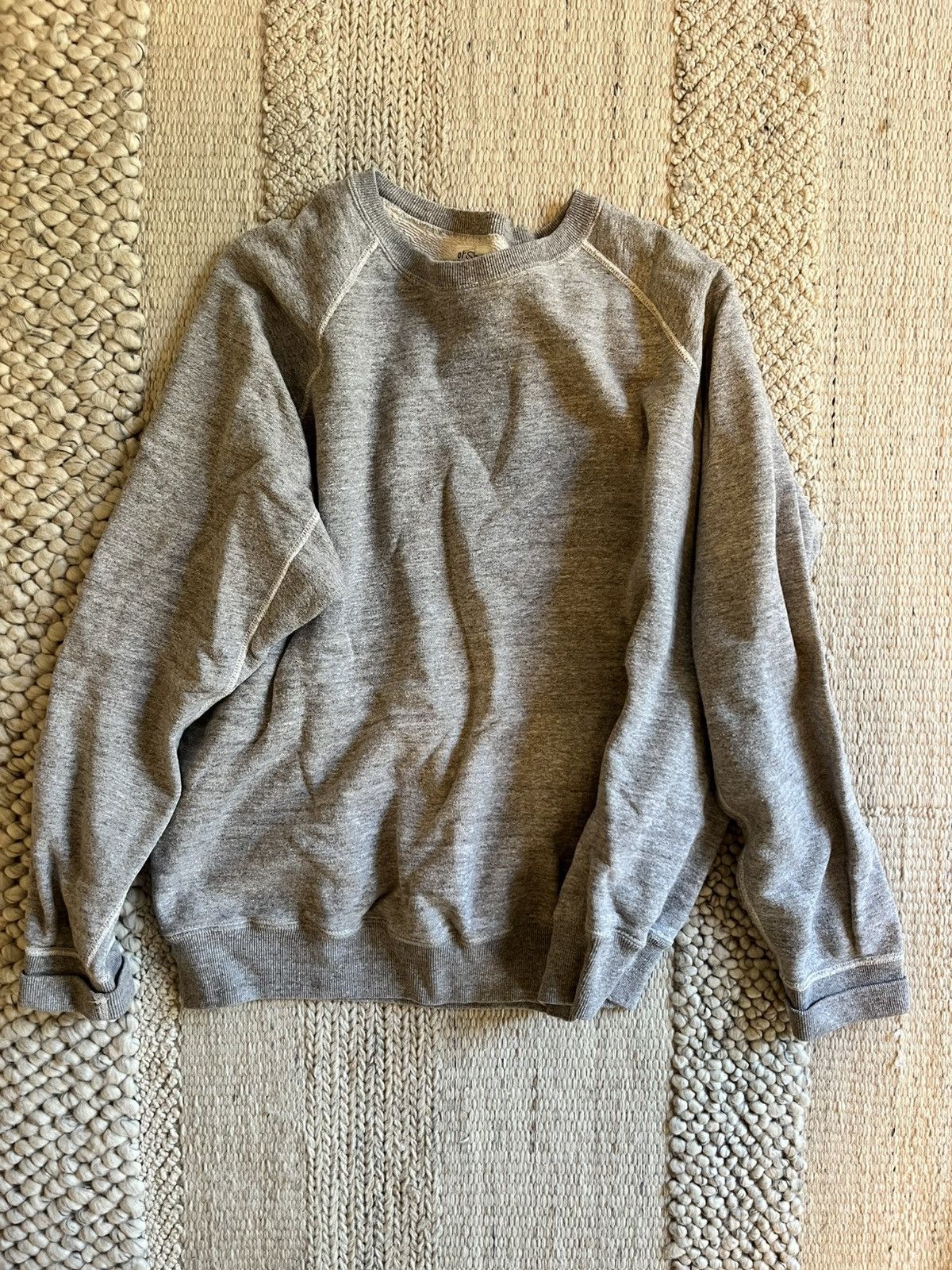 Orslow ORSLOW Loopwheel Crewneck Sweatshirt - Heather Grey Size US L / EU 52-54 / 3 - 1 Thumbnail