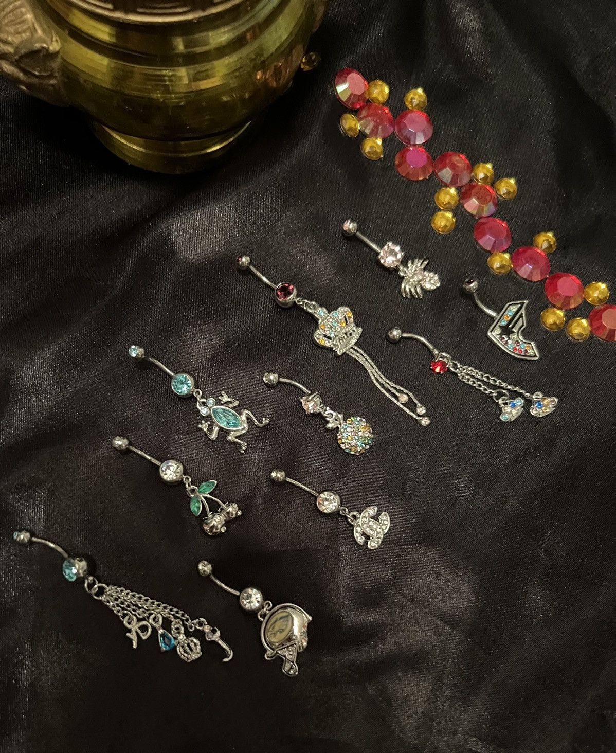 Other 10 Piece Belly Button Rings Size ONE SIZE - 6 Thumbnail