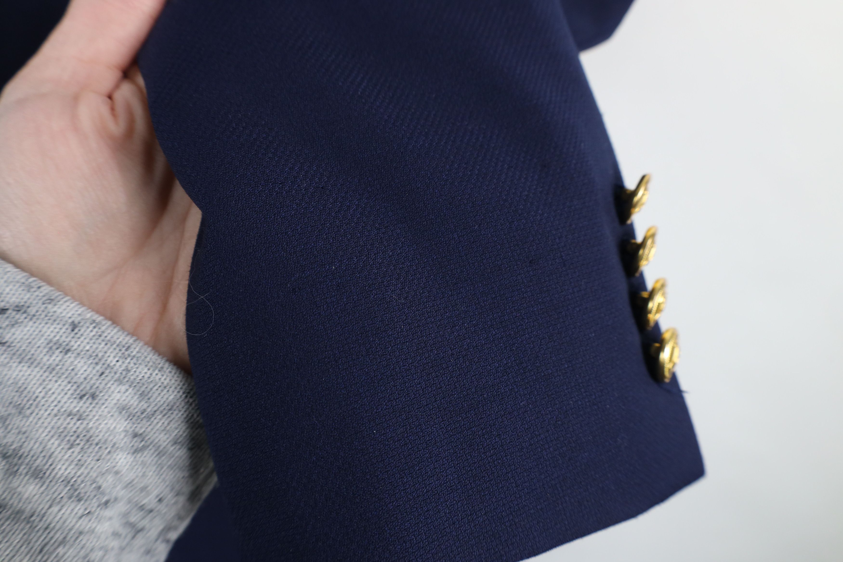 Ralph Lauren × Vintage Vintage Ralph Lauren Button Suit Coat Blazer Jacket Blue Size US L / EU 52-54 / 3 - 7 Thumbnail