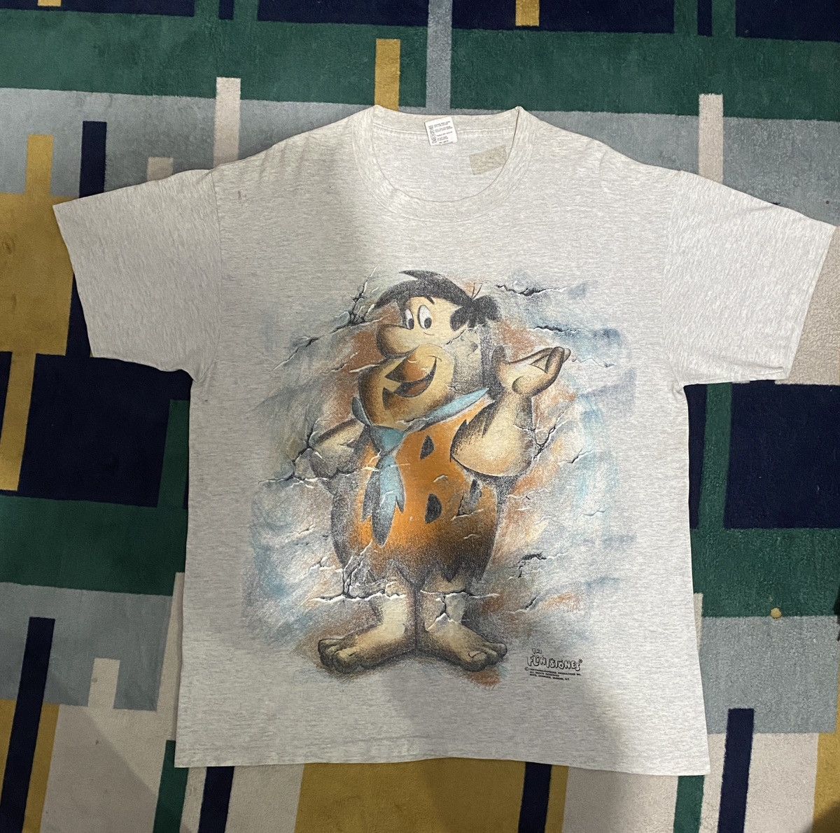 Vintage Vintage 1994 The Flinstones Fred Size US XL / EU 56 / 4 - 1 Thumbnail