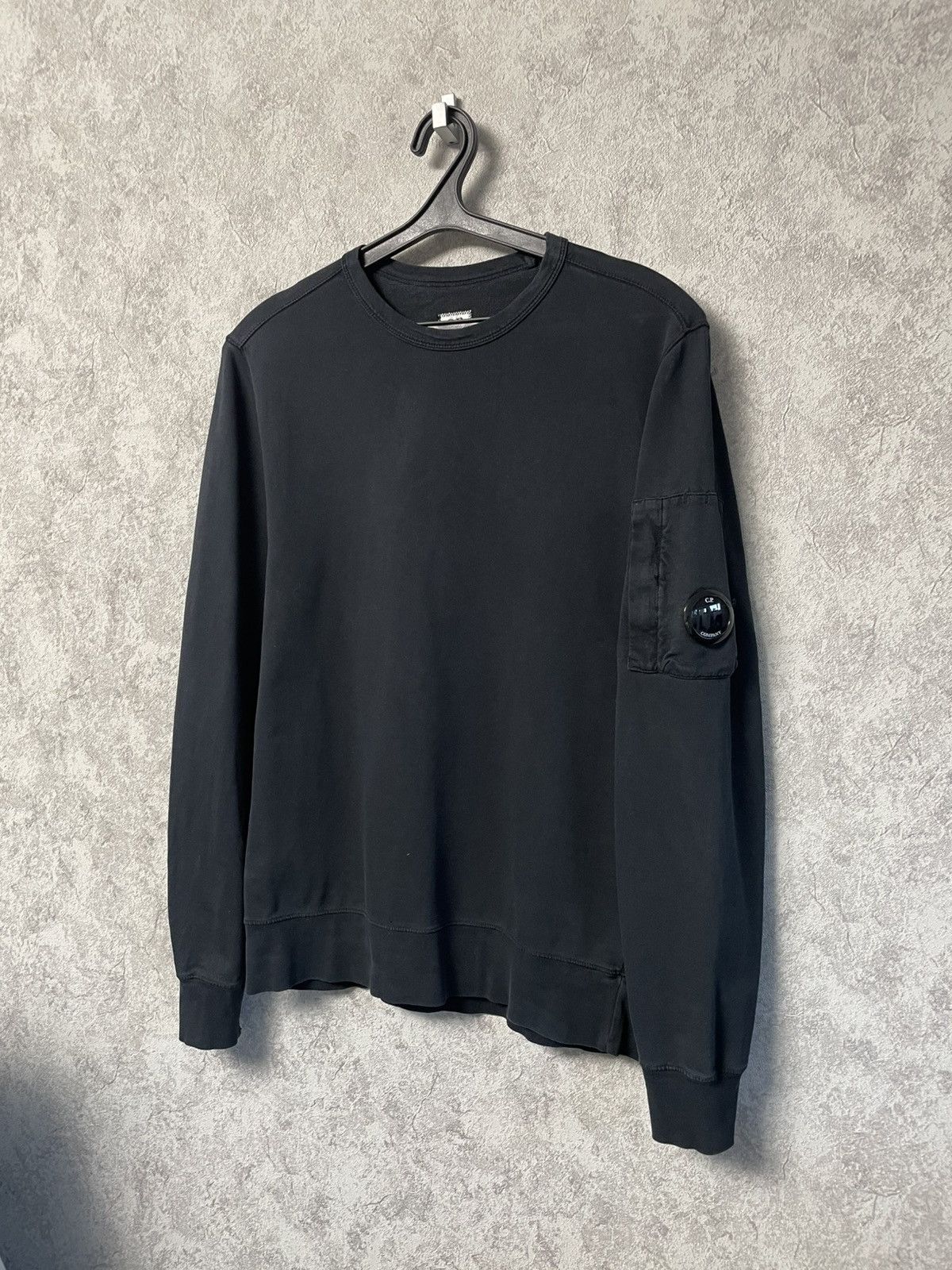 C.P. Company CP Company Black Sweatshirt Crewneck With Lens Google Size US M / EU 48-50 / 2 - 1 Thumbnail