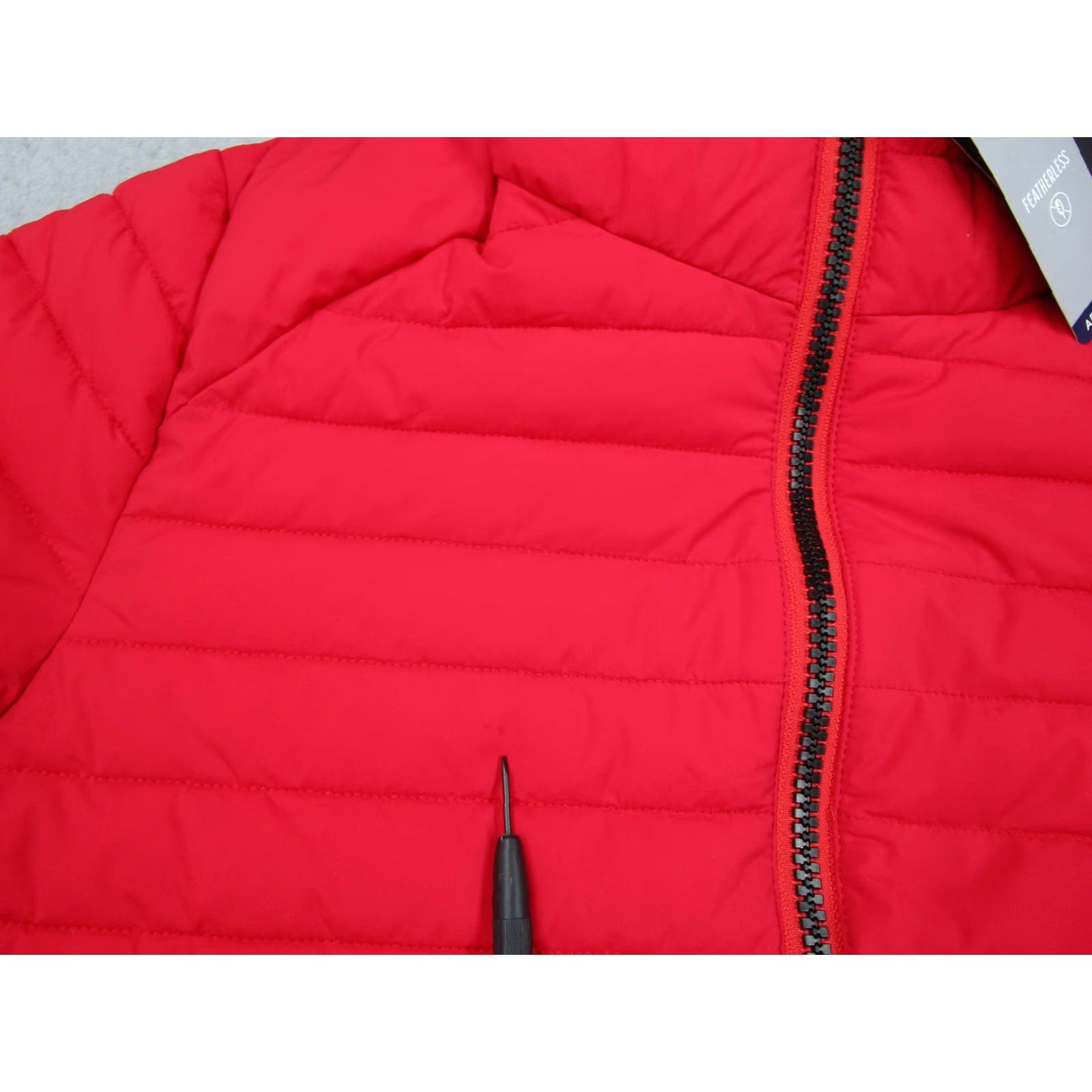 Pajar Pajar Axel Jacket Mens S Red Hooded Puffer 3M Thinsulate Featherless Nylon Zip Pocket Size US S / EU 44-46 / 1 - 6 Thumbnail