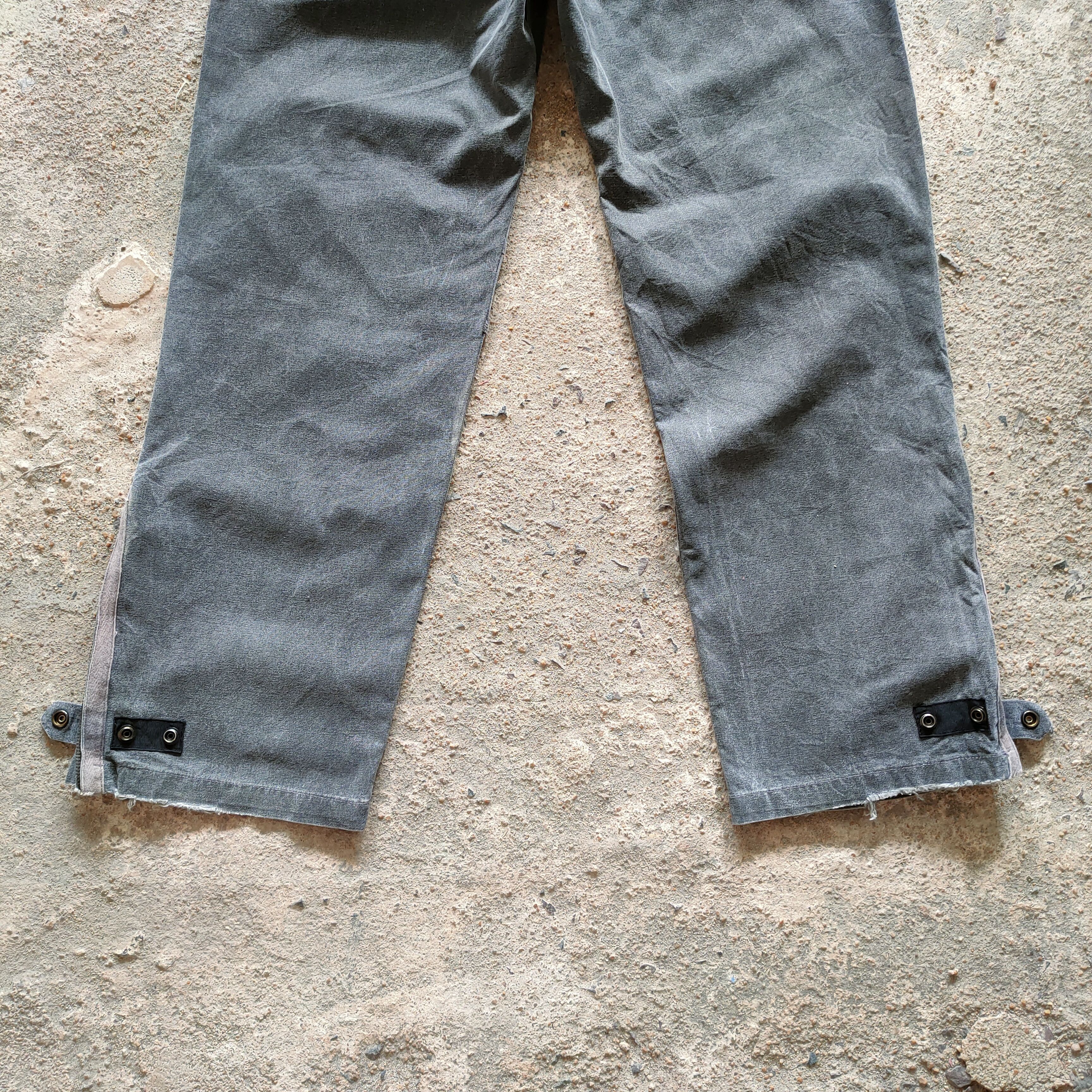 Japanese Brand VINTAGE FRP FADED BLACK ANKLE ZIP BUSH PANTS Size US 32 / EU 48 - 9 Thumbnail